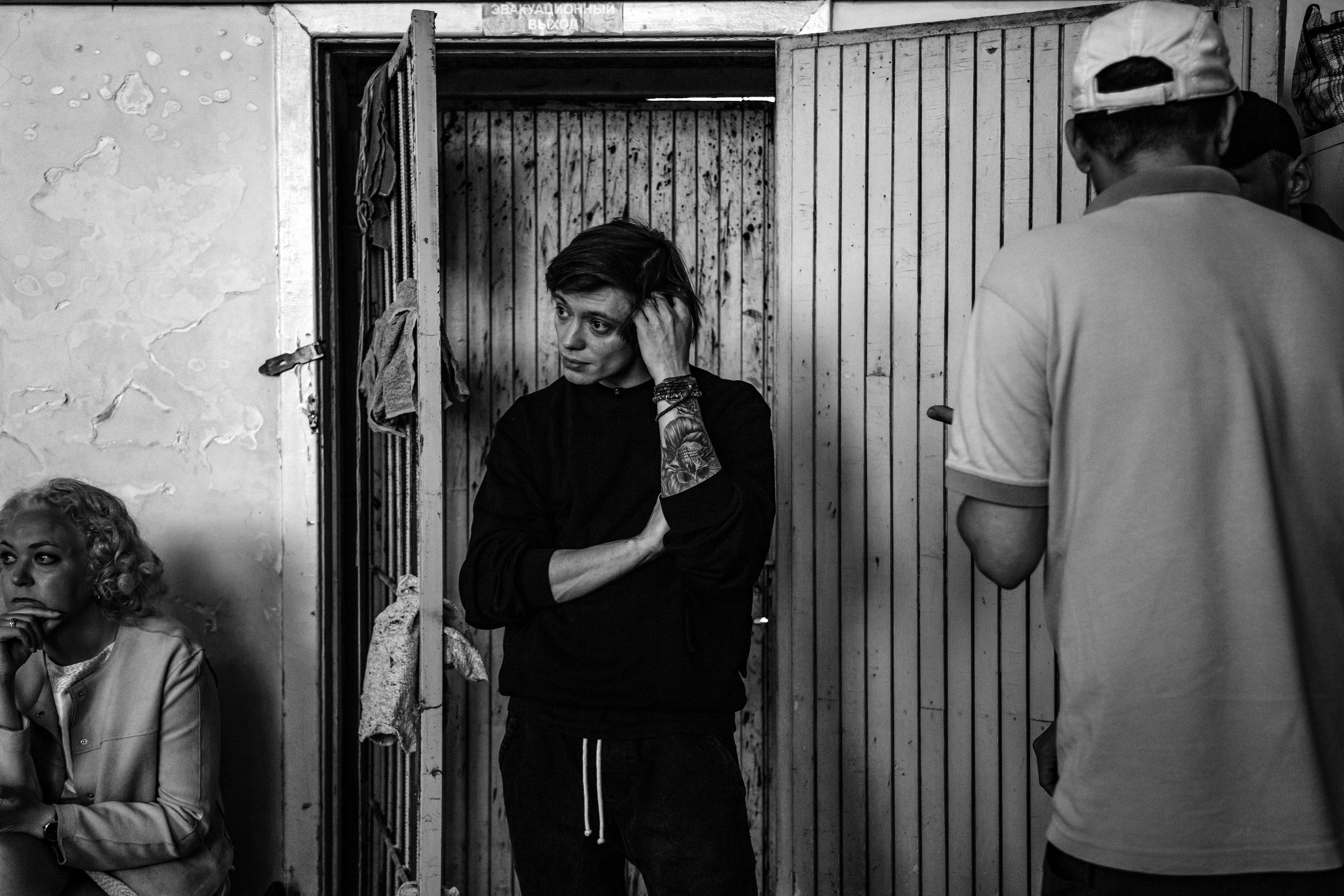 МАРИЯ МАЦЕЛЬ НА СЪЁМКАХ ФИЛЬМА «ЛЕТОМ АСФАЛЬТ ТЁПЛЫЙ». MARIA SOKOLOVA