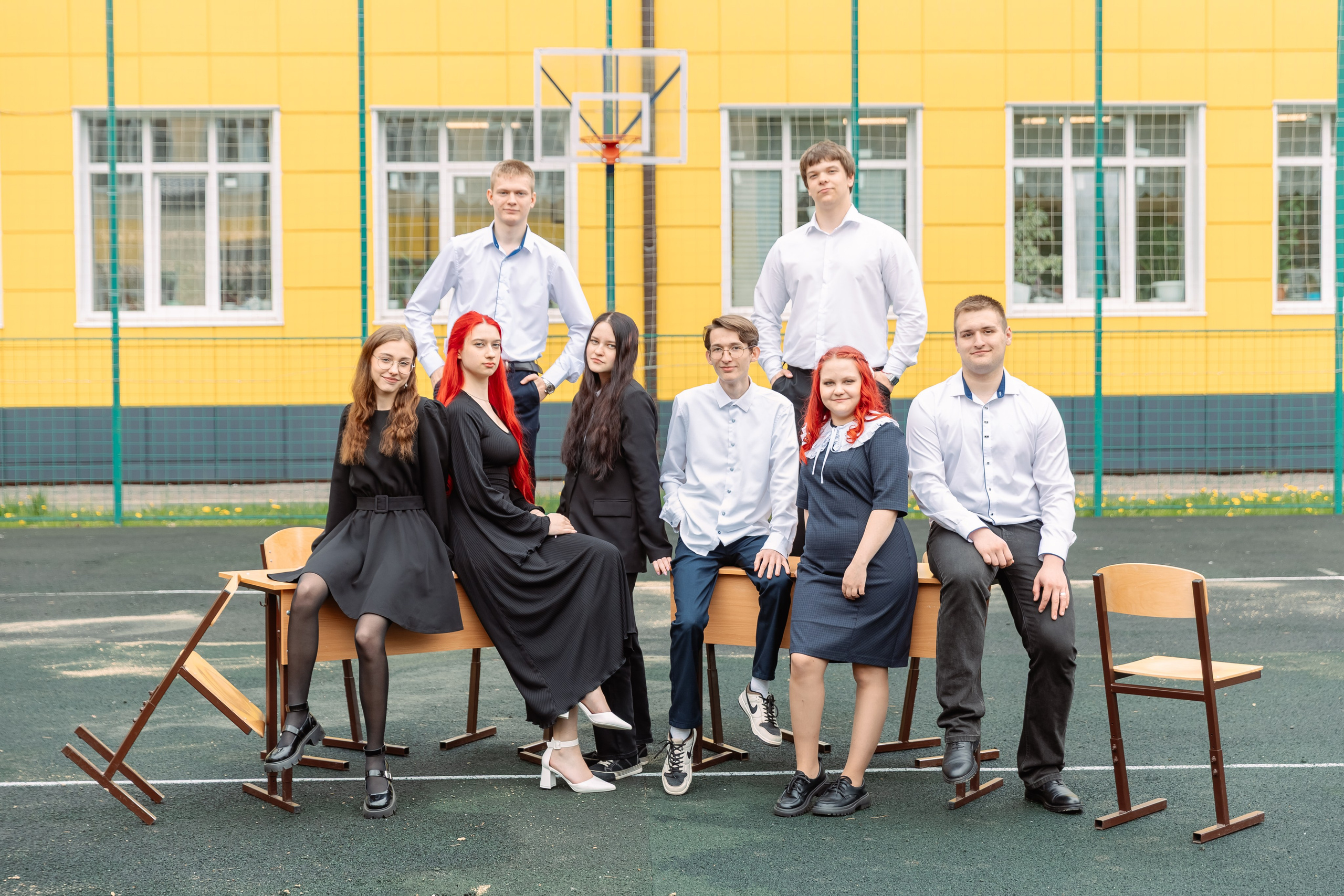 Позирование группы. Выпускные альбомы для детского сада и школы