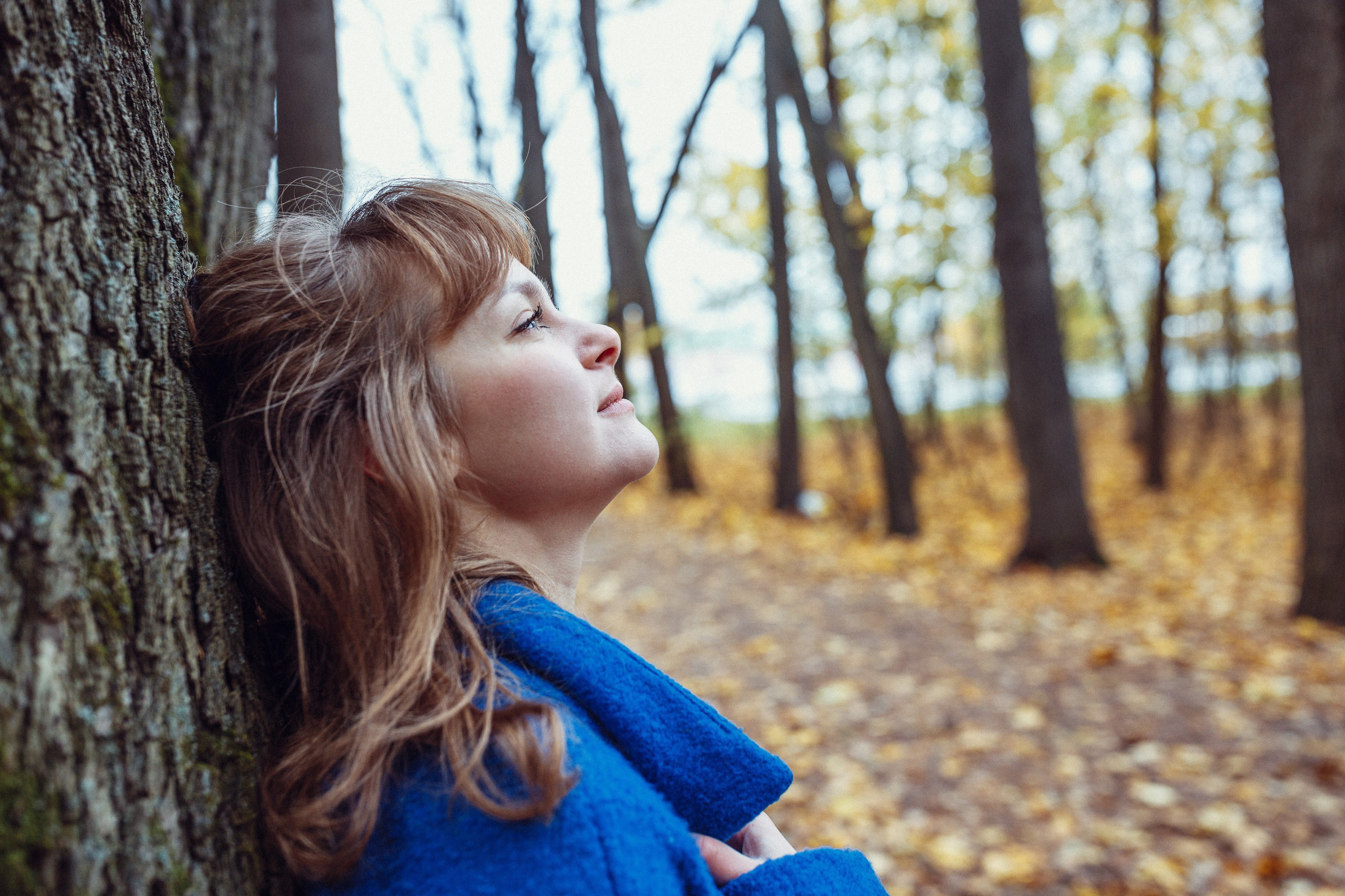 Осенняя прогулка Анны в Кусково. Фотограф — Евгений Свистков