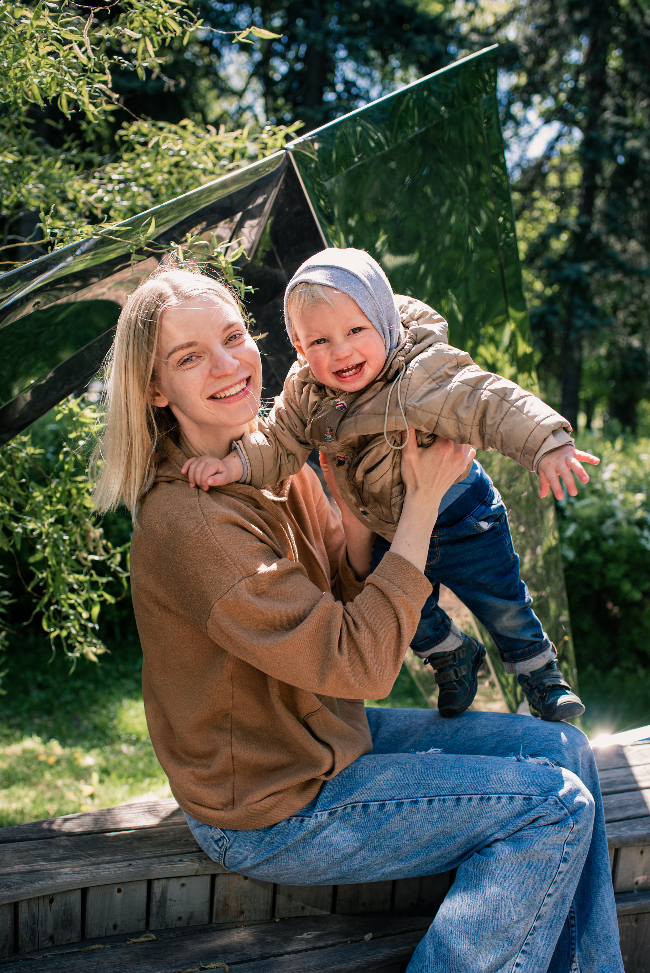 Майская прогулка с двумя сорванцами. Семейный фотограф в Москве Анна Коропова