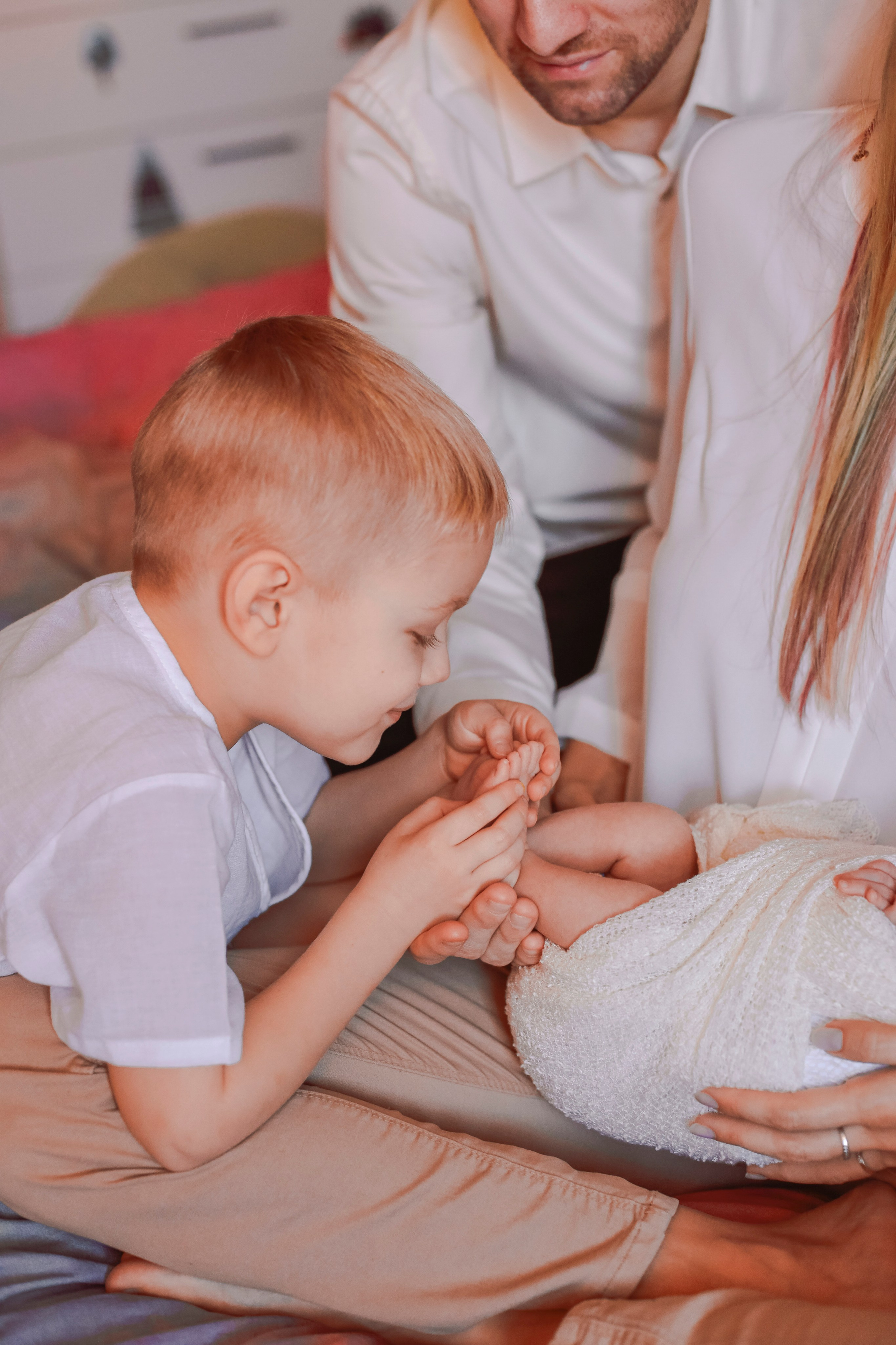 Семья Алины. Семейный фотограф и фотограф новорожденных в Санкт-Петербурге Алина Фе