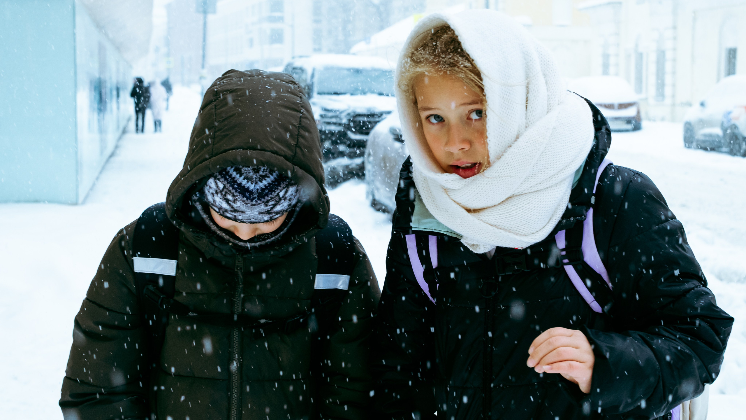 Street: снежная Москва