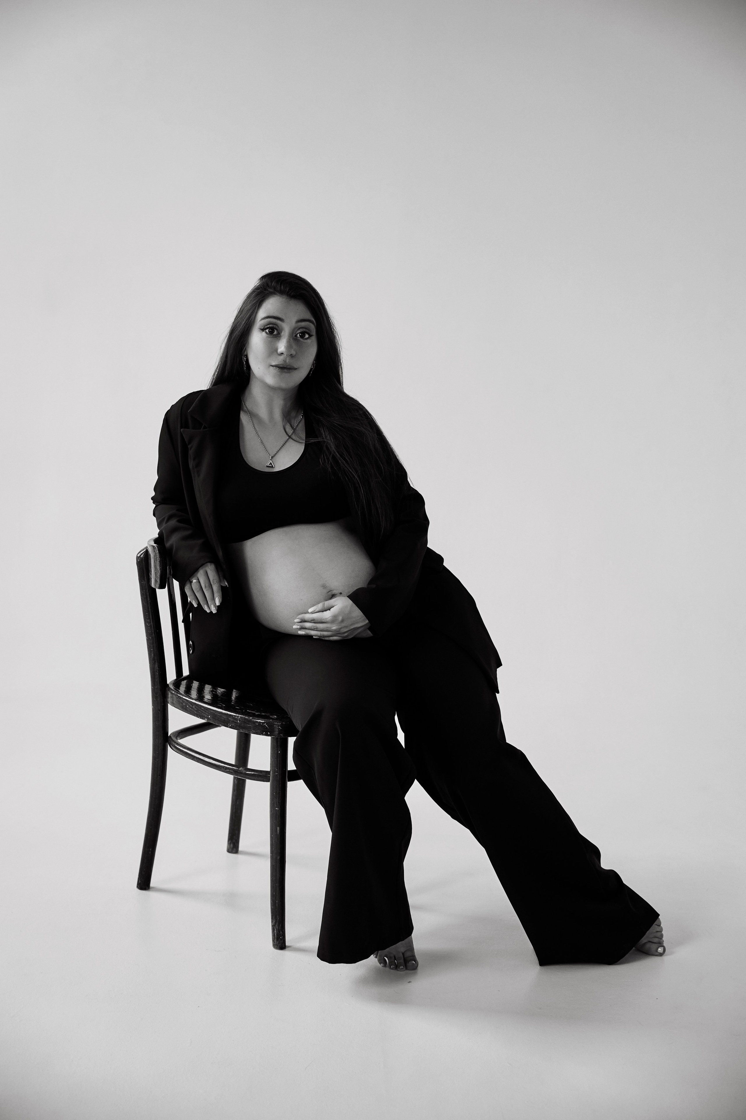 Фотосессия беременности в студии. Портретный, семейный, свадебный фотограф в Магадане — Екатерина Литвин