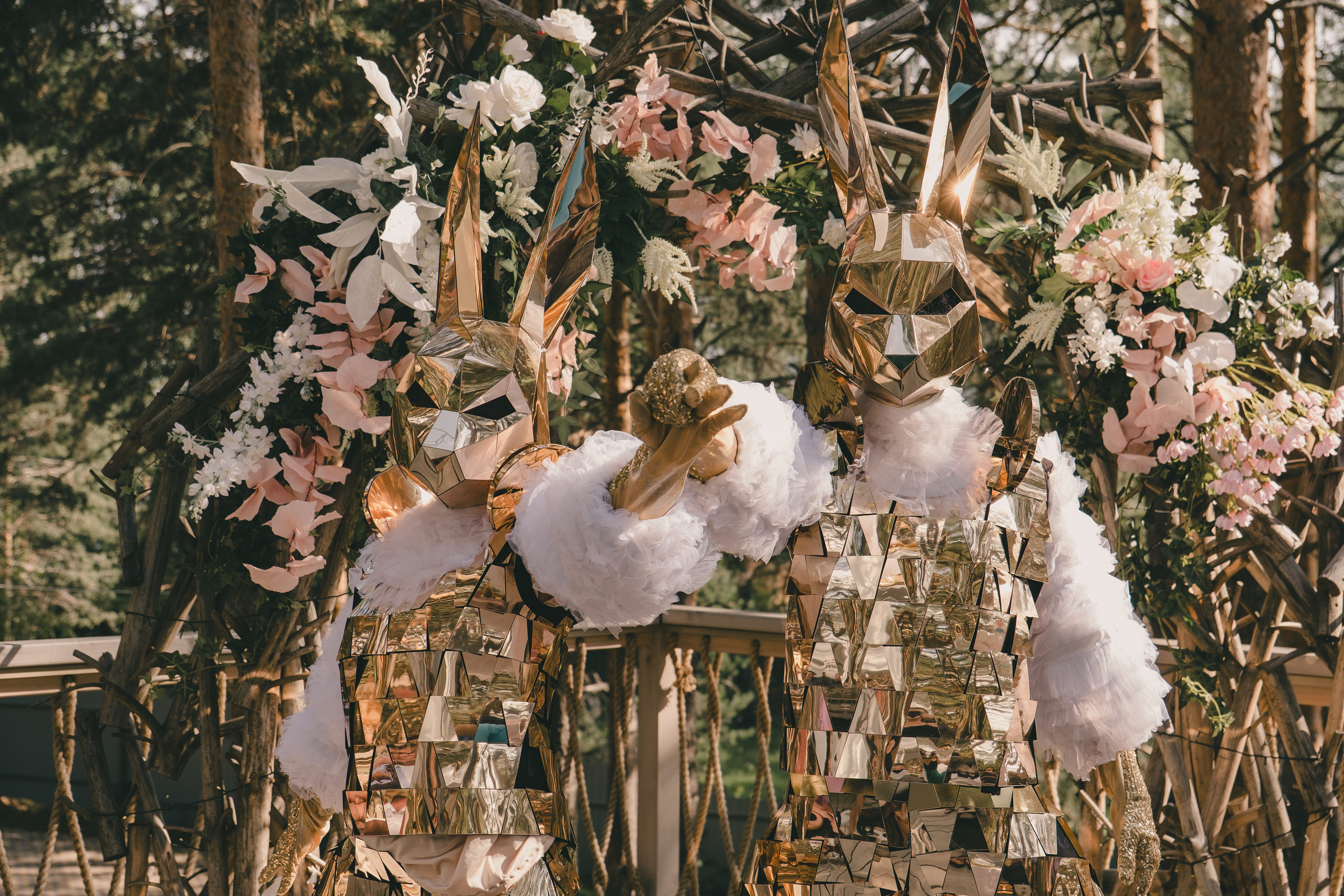 Свадебный банкет в «Лесной галактике». Свадебный и семейный фотограф Анастасия Зырянкина