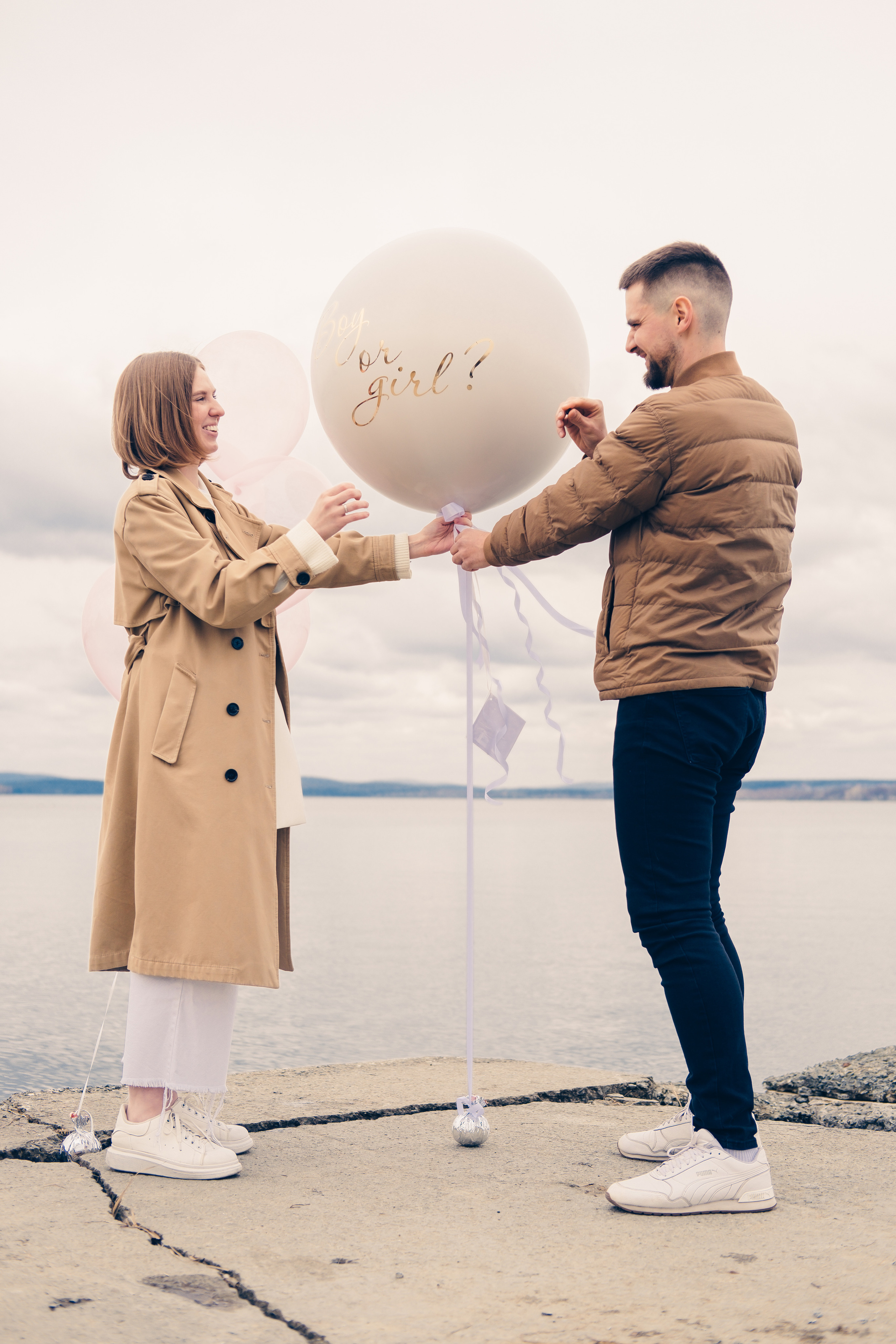 Гендер-пати на визовском пруду. Свадебный и семейный фотограф Анастасия Зырянкина