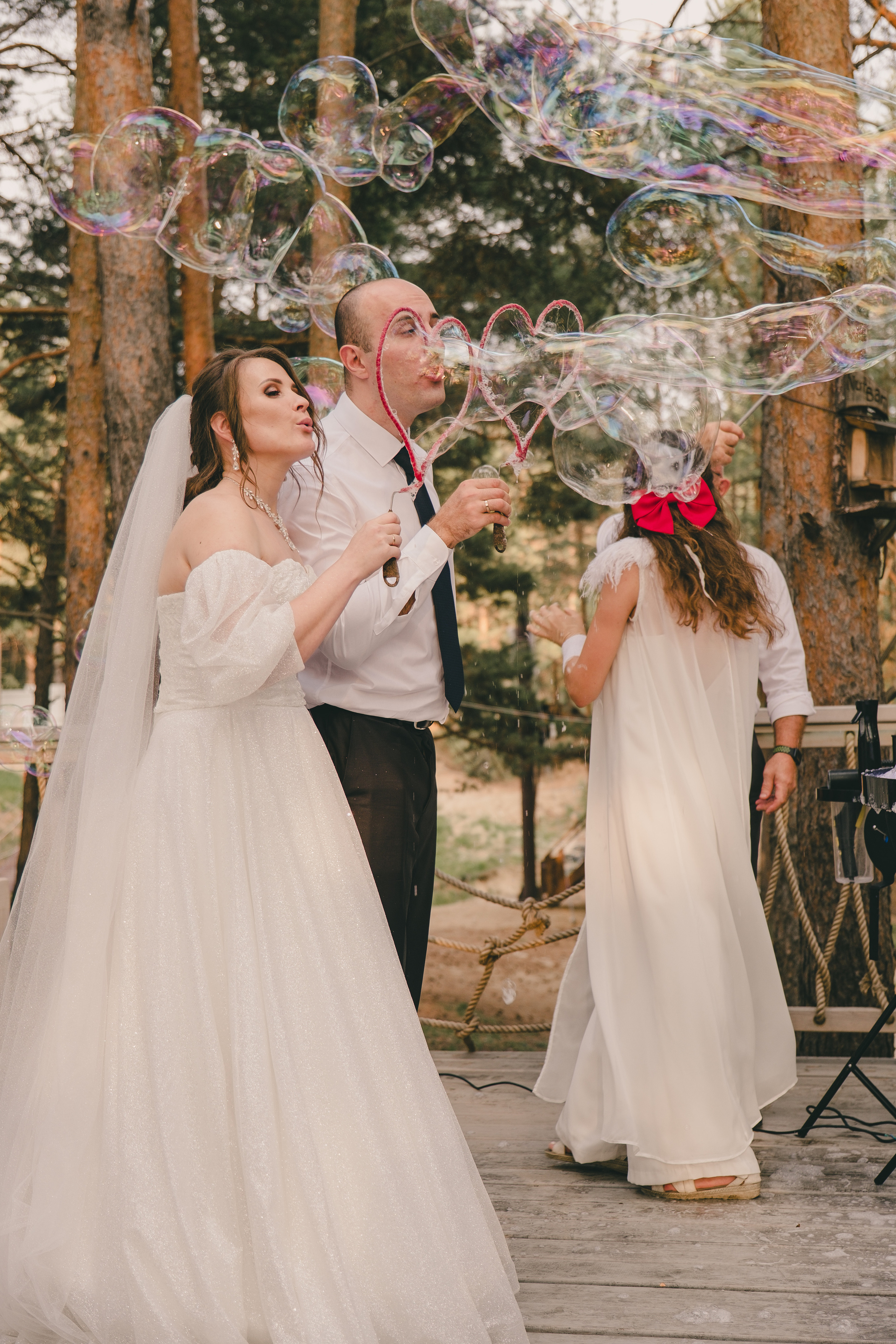 Свадебный банкет в «Лесной галактике». Свадебный и семейный фотограф Анастасия Зырянкина