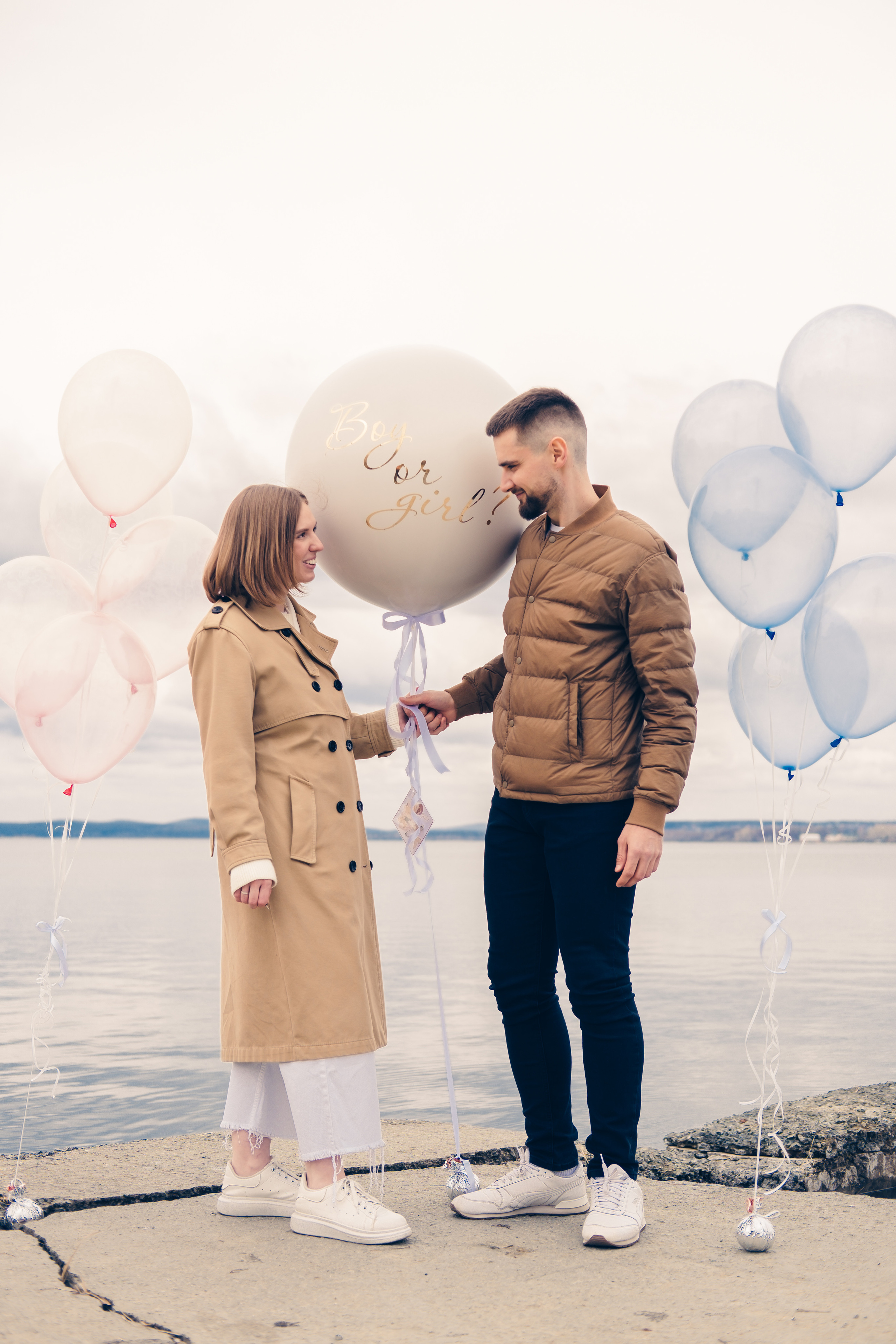 Гендер-пати на визовском пруду. Свадебный и семейный фотограф Анастасия Зырянкина