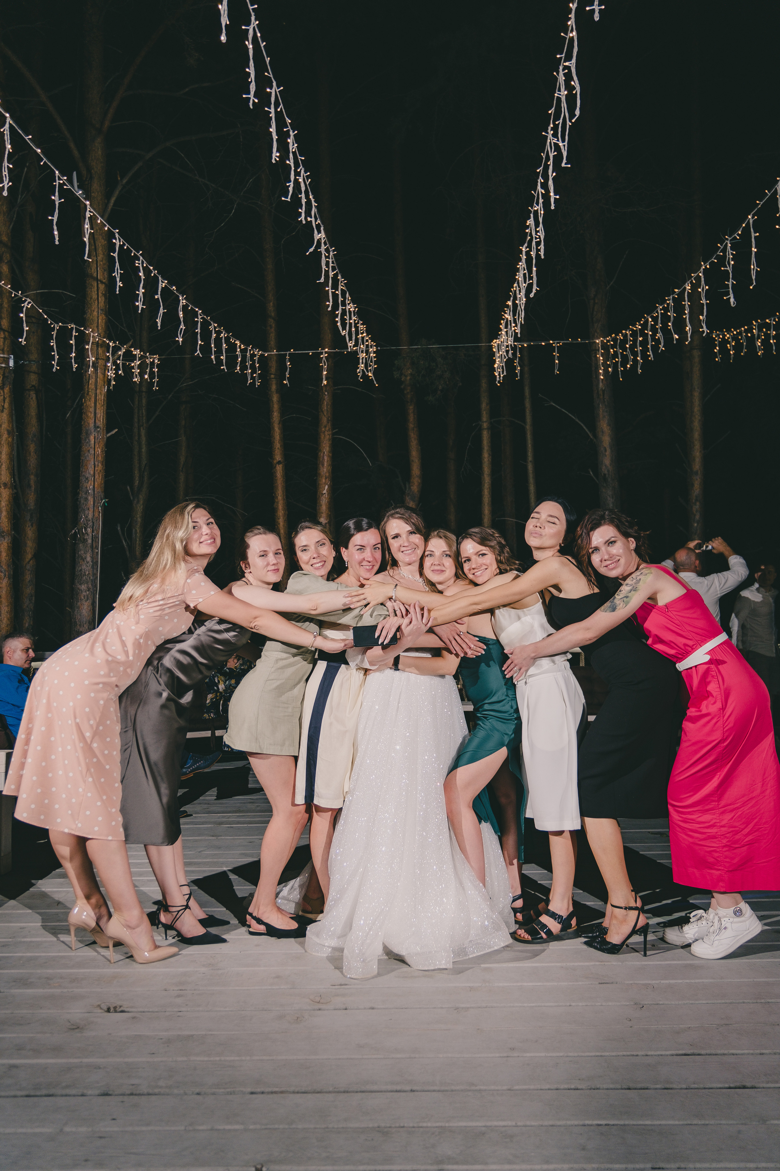 Свадебный банкет в «Лесной галактике». Свадебный и семейный фотограф Анастасия Зырянкина