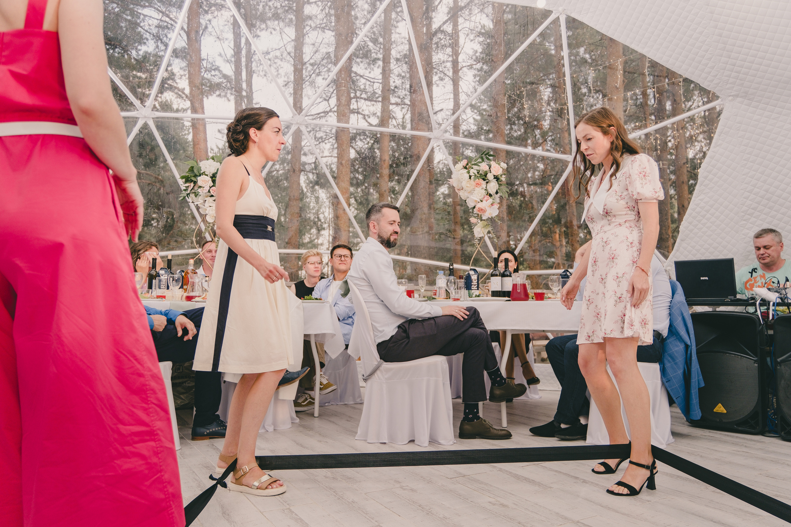 Свадебный банкет в «Лесной галактике». Свадебный и семейный фотограф Анастасия Зырянкина
