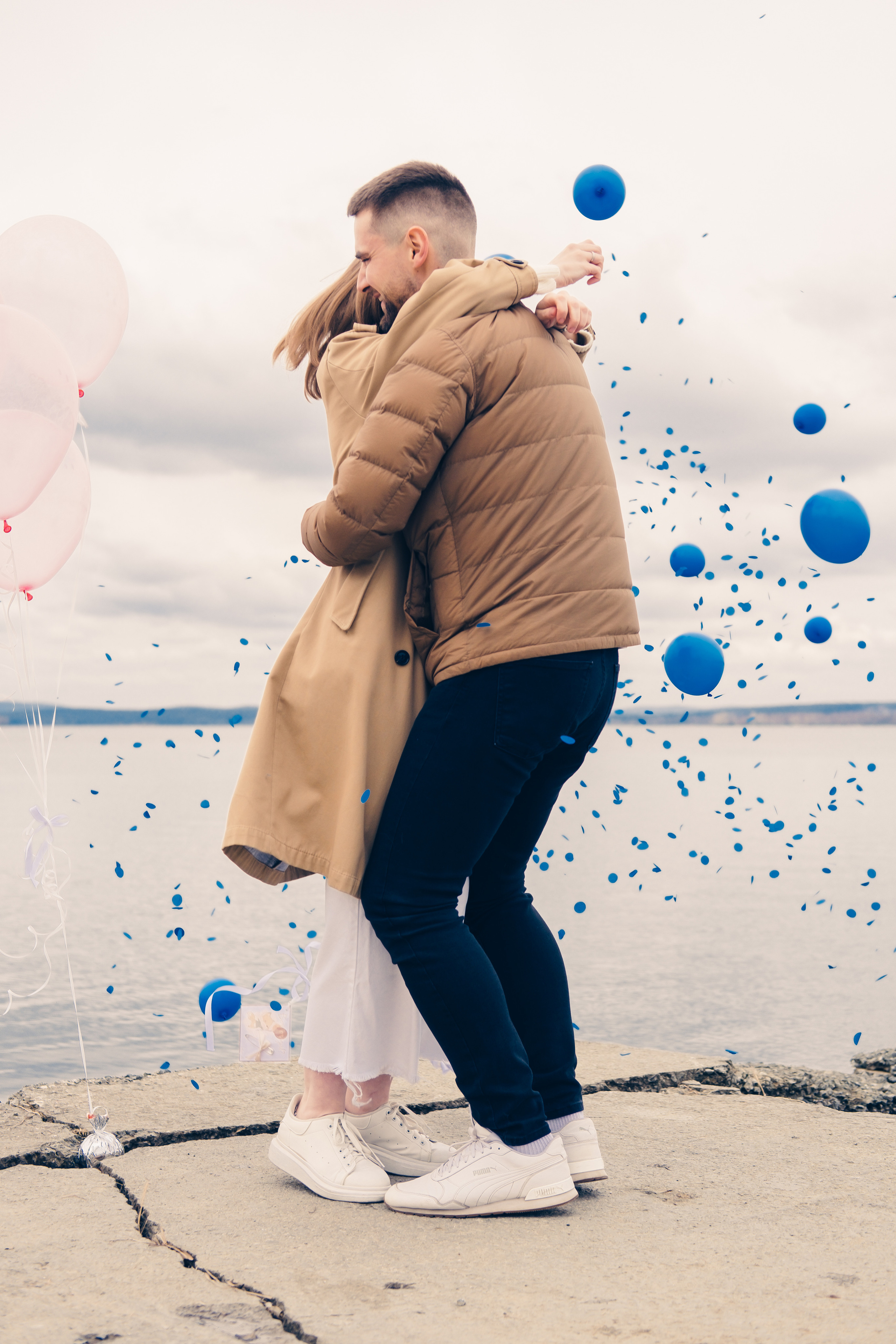 Гендер-пати на визовском пруду. Свадебный и семейный фотограф Анастасия Зырянкина