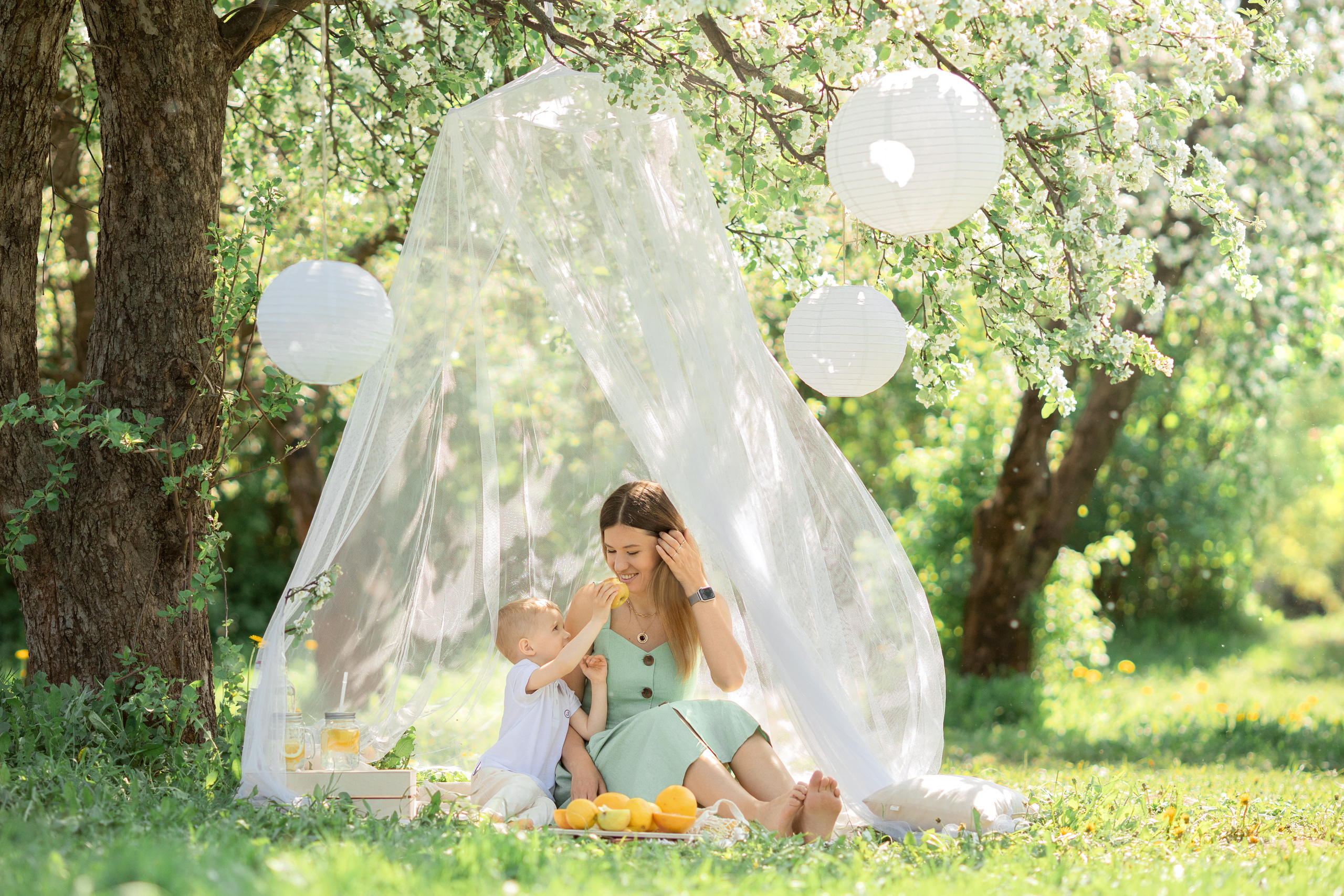 Пикник с Натальей и Пашей. Детский и семейный фотограф в Москве Галя Любимова