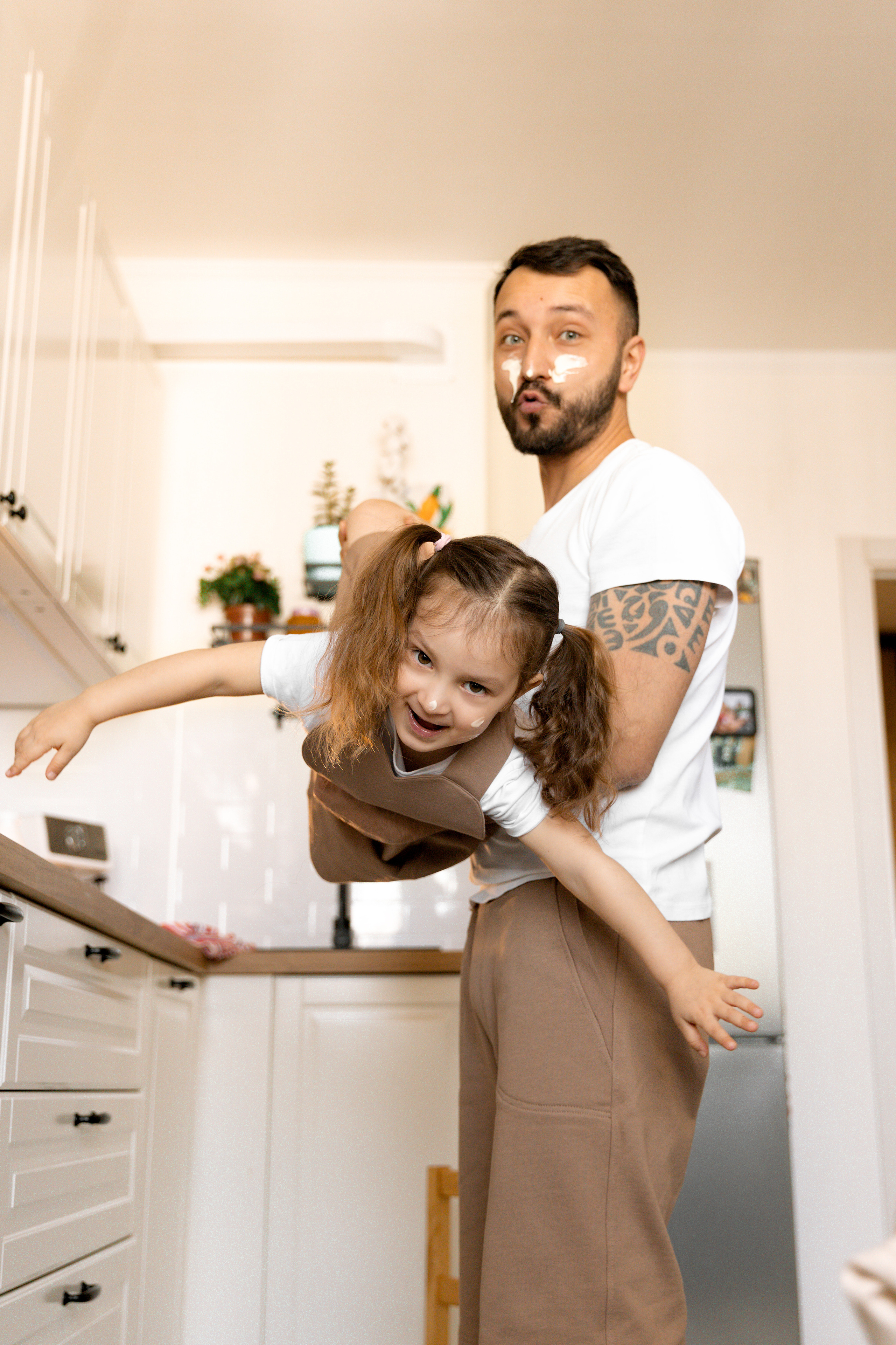 Воскресное утро у Оли, Саши и малышки Полины❤️. Детский и семейный фотограф в Москве Галя Любимова