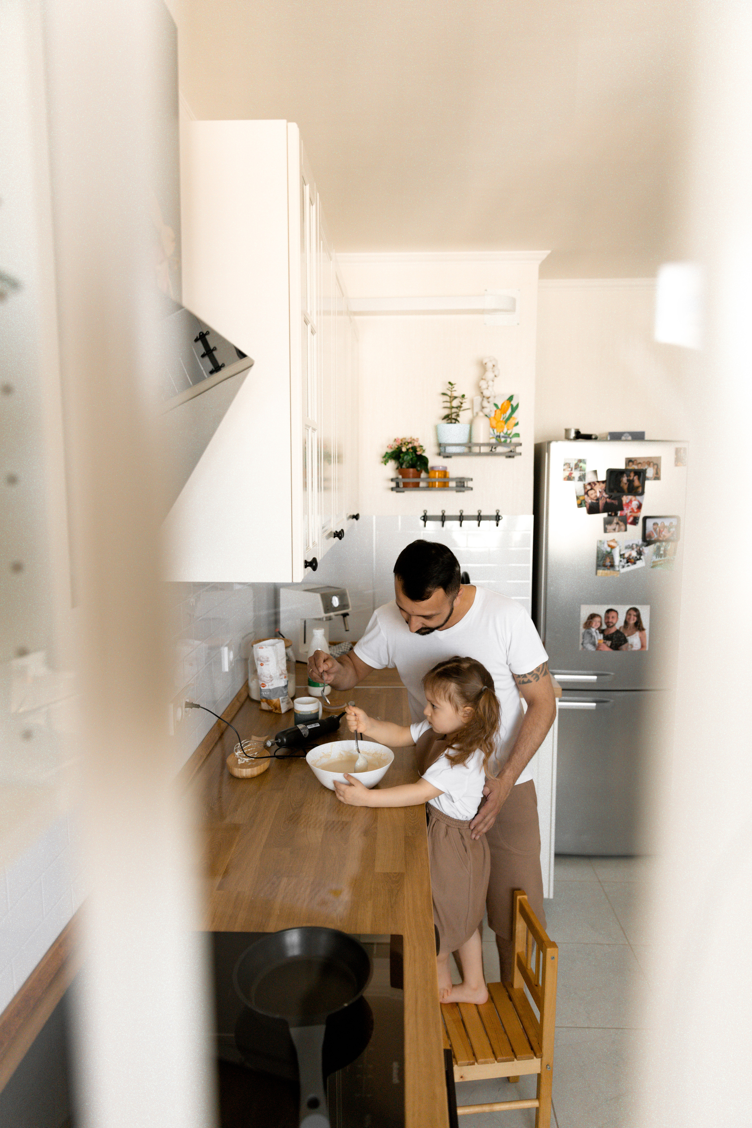 Воскресное утро у Оли, Саши и малышки Полины❤️. Детский и семейный фотограф в Москве Галя Любимова