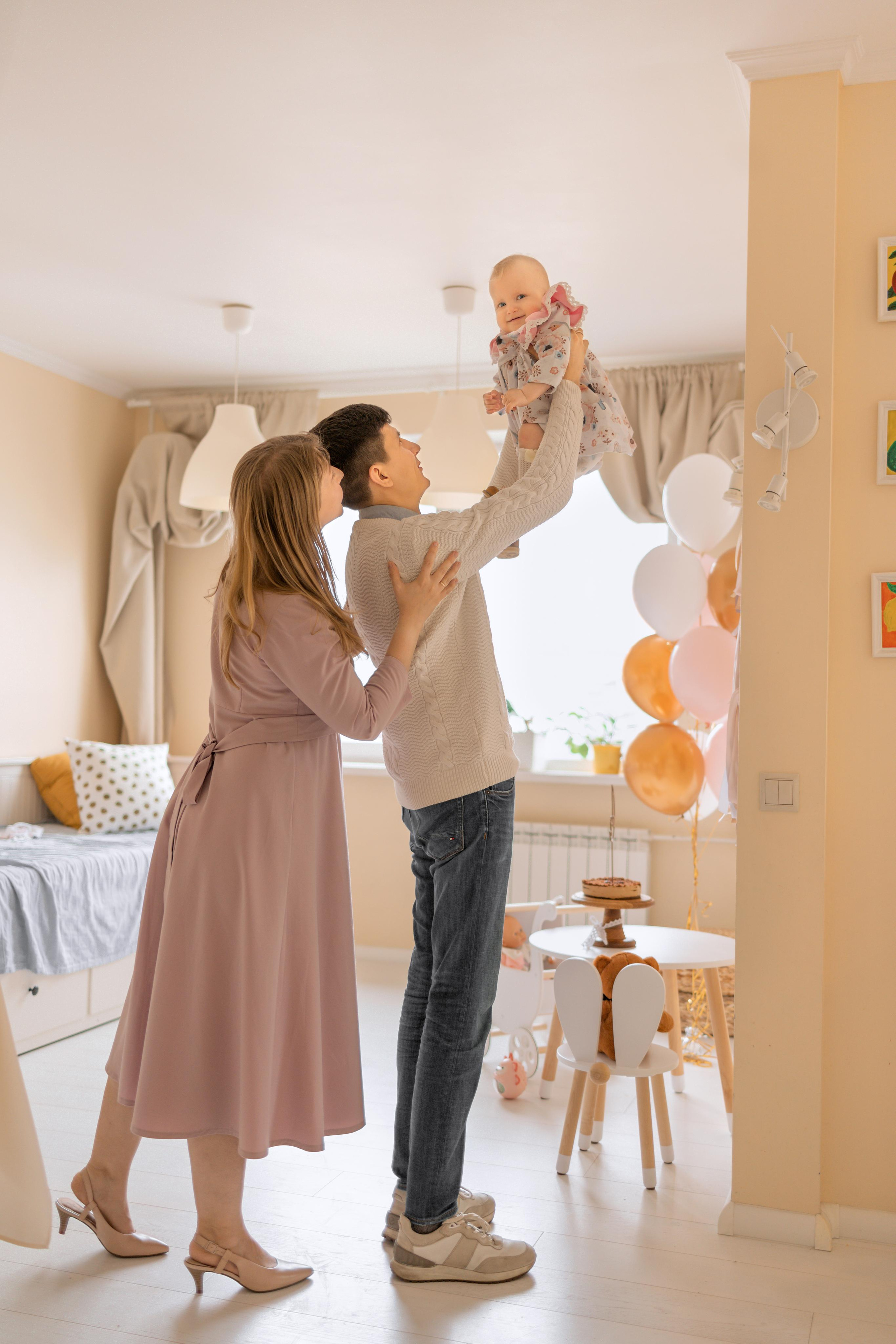 День рождения малышки Нины. Детский и семейный фотограф в Москве Галя Любимова