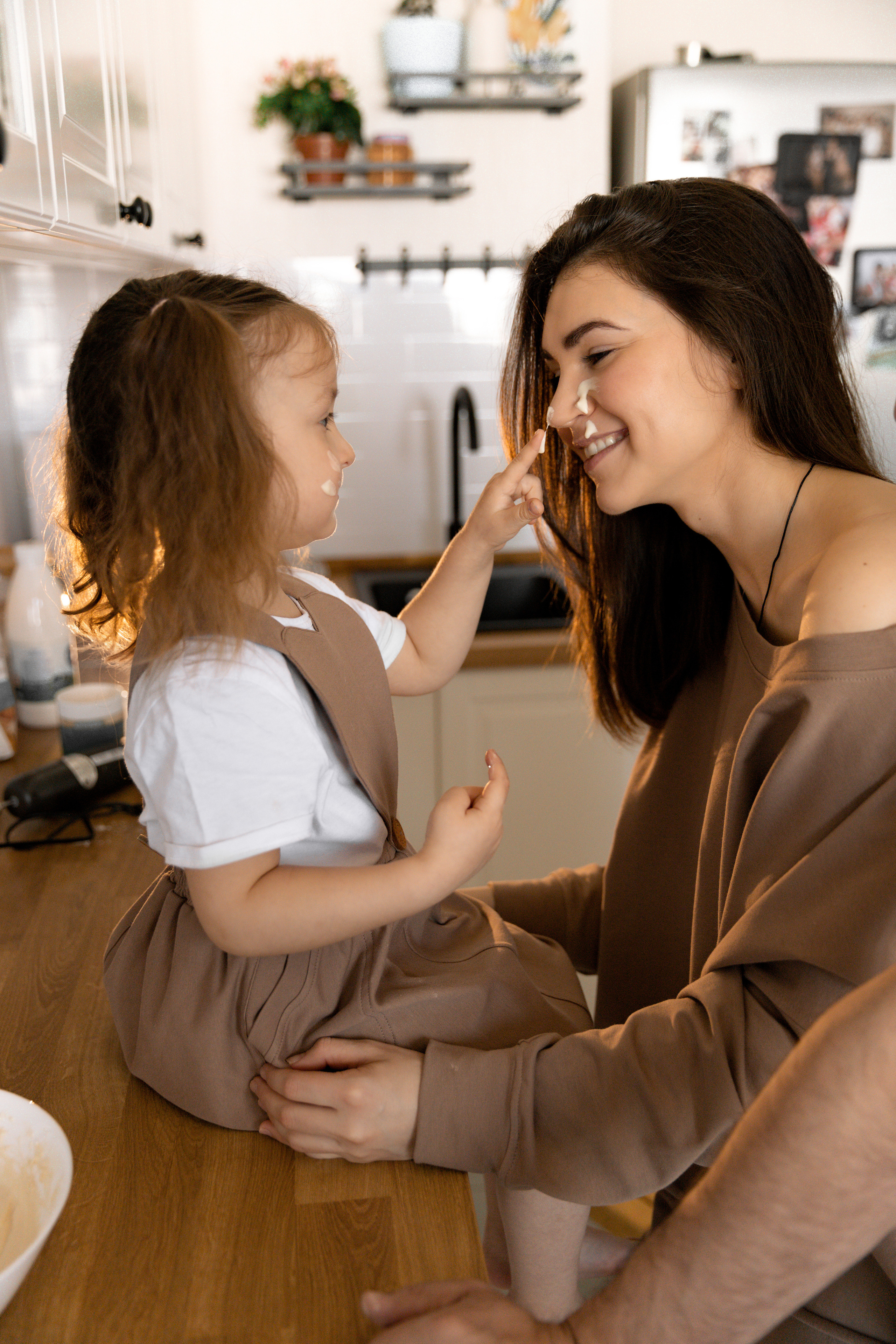 Воскресное утро у Оли, Саши и малышки Полины❤️. Детский и семейный фотограф в Москве Галя Любимова