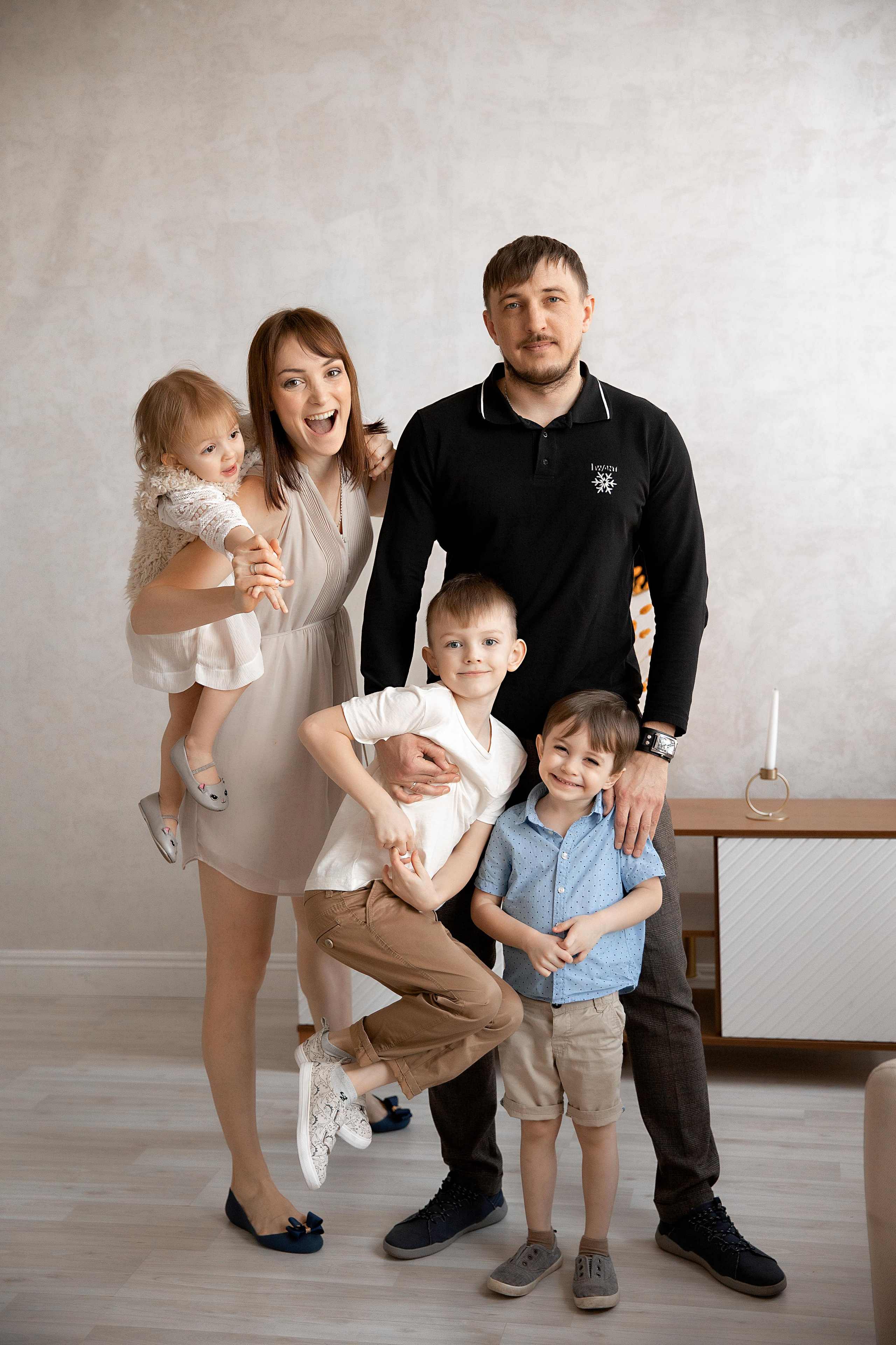 Фотосессия в студии. Детский и семейный фотограф в Москве Галя Любимова