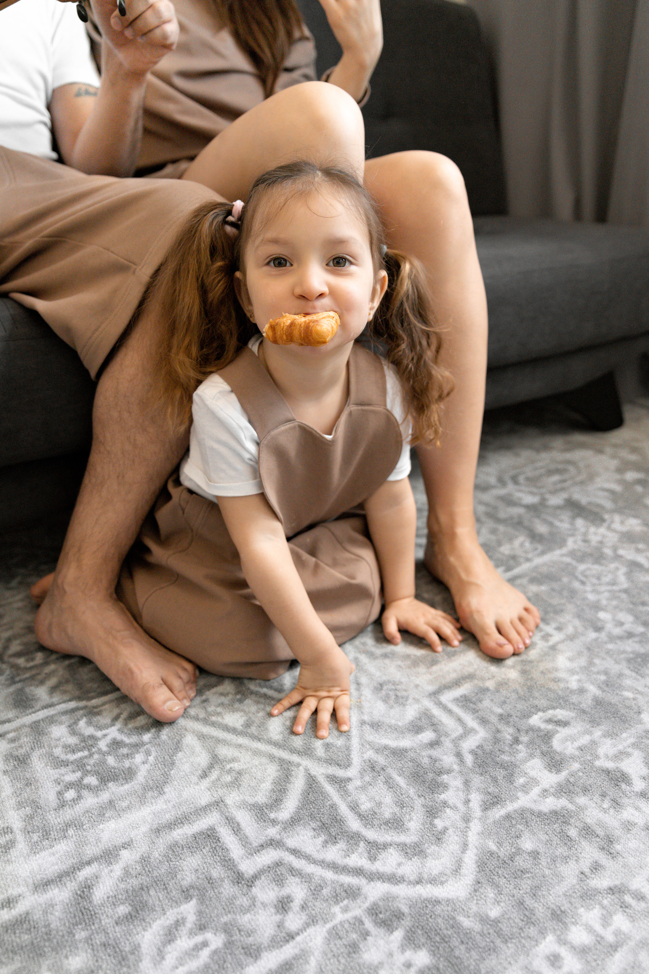 Воскресное утро у Оли, Саши и малышки Полины❤️. Детский и семейный фотограф в Москве Галя Любимова