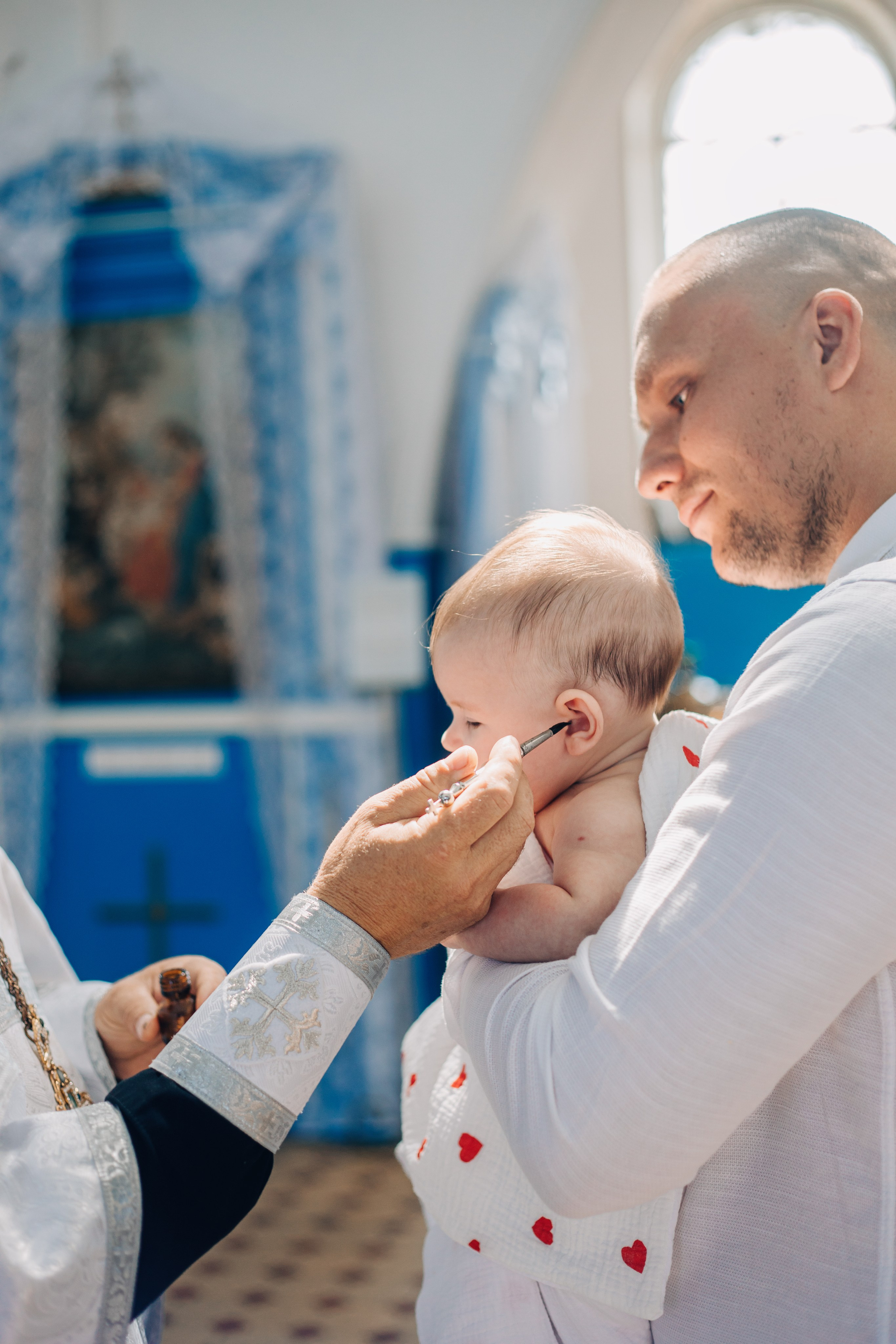 Фотосессия таинство крещения в Тихорецке. Свадебный и семейный фотограф в Краснодарском крае Мария Данилкина