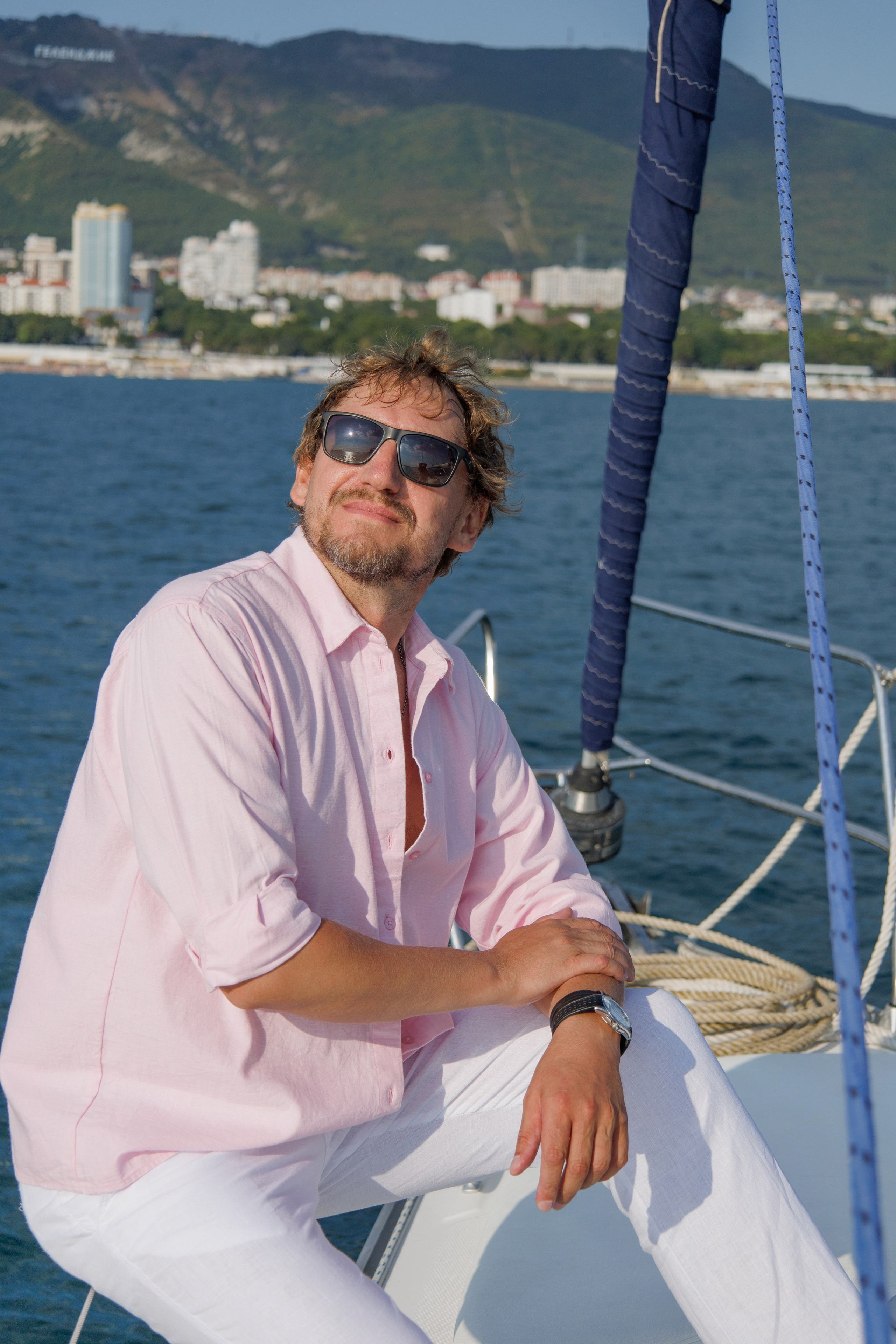 Лавстори на яхте. Семейный и портретный фотограф в Геленджике Любовь Бодрова