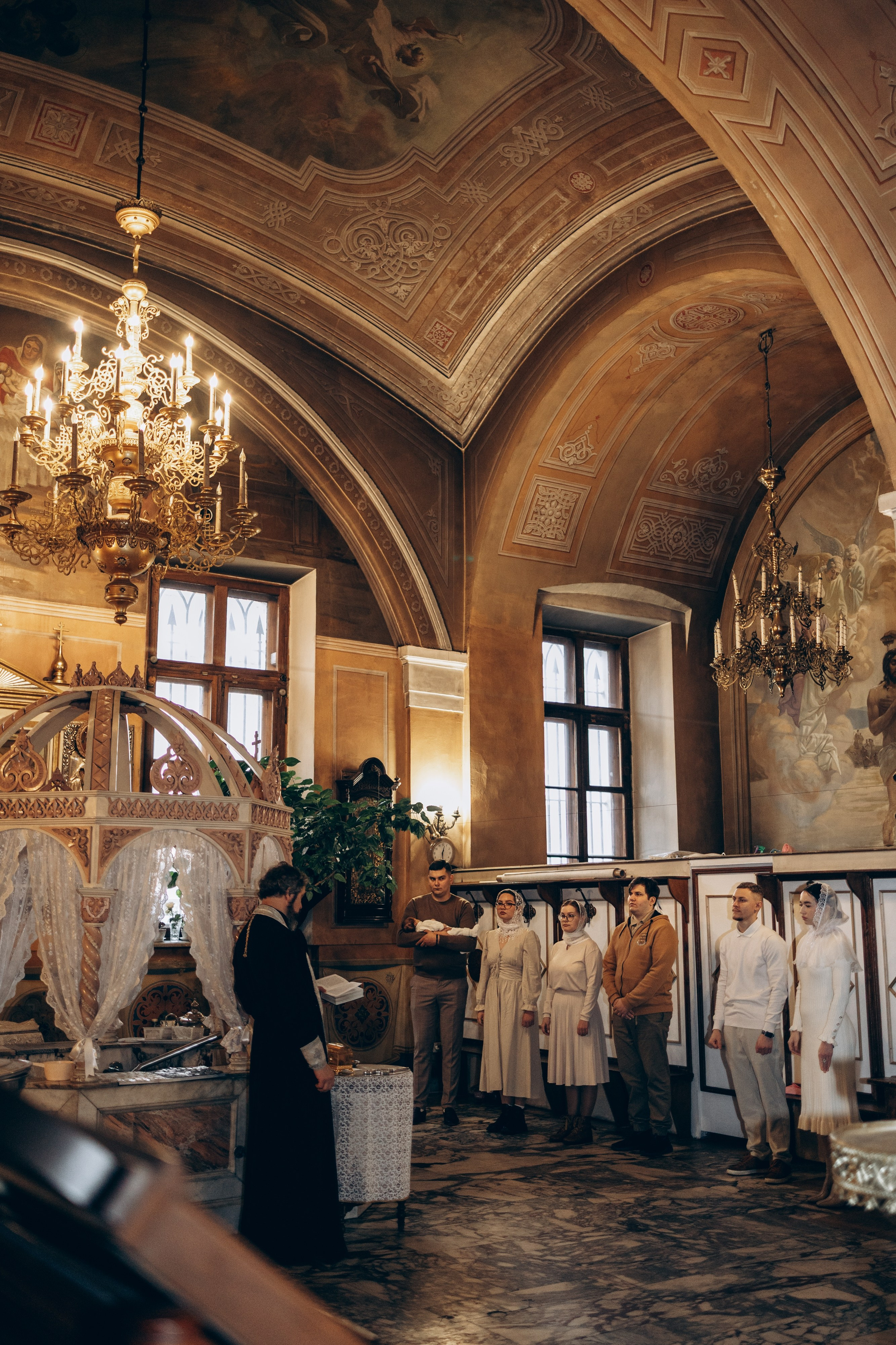 Крещение в Храме Воскресения Словущего в Даниловской Слободе. Главная