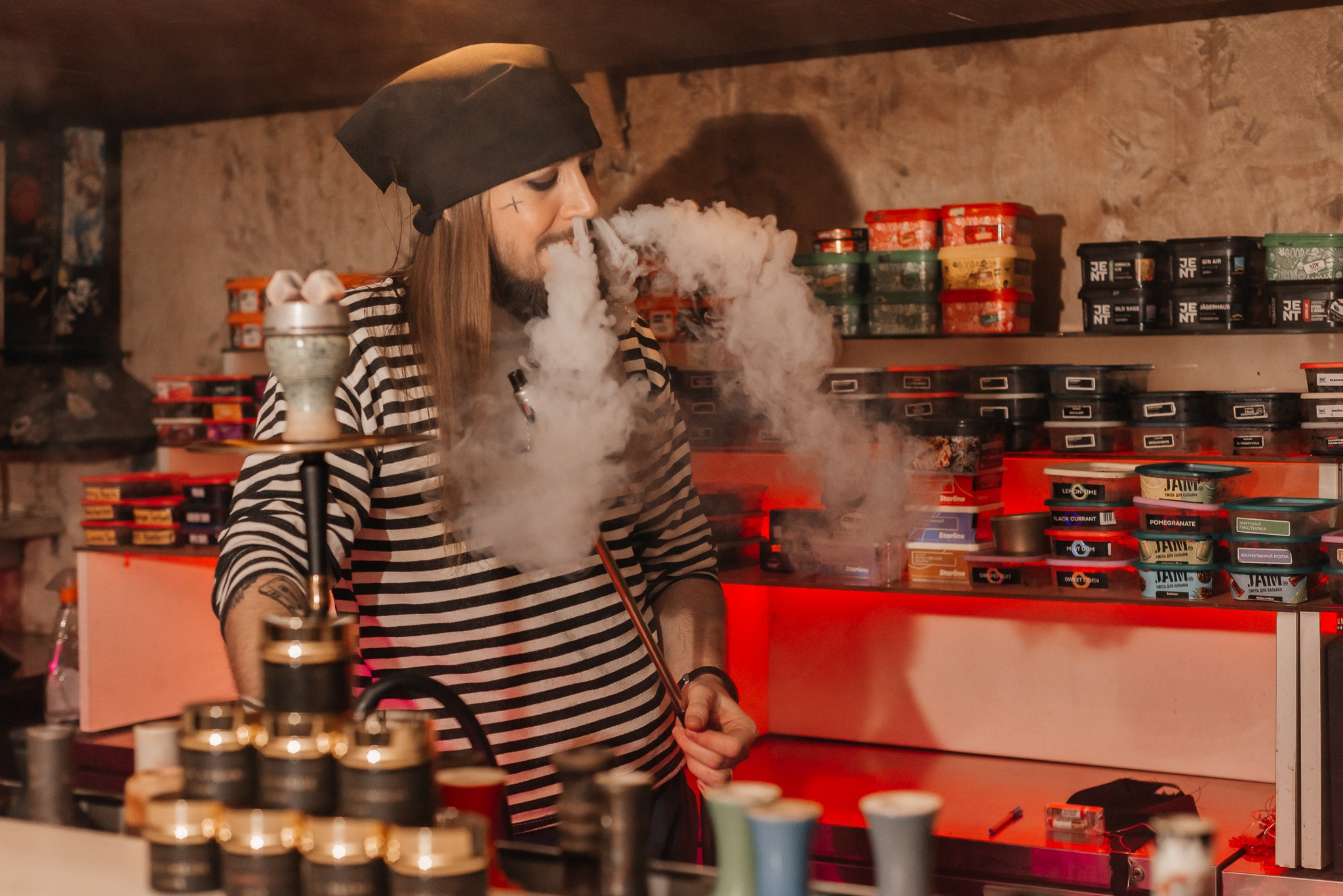 Halloween party в кальянной HookahPlace. Профессиональный пейзажный фотограф Новокрещенов Станислав