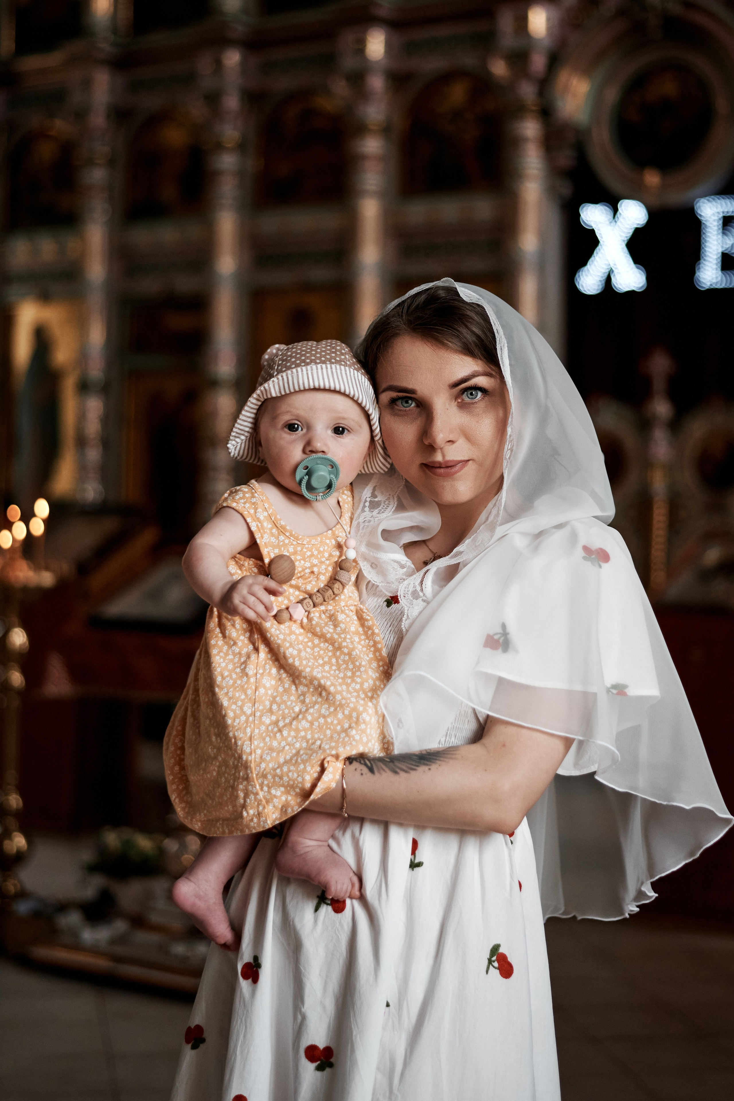 Фотосъемка таинства крещения. Семейный фотограф в Железнодорожном Масаева Елена