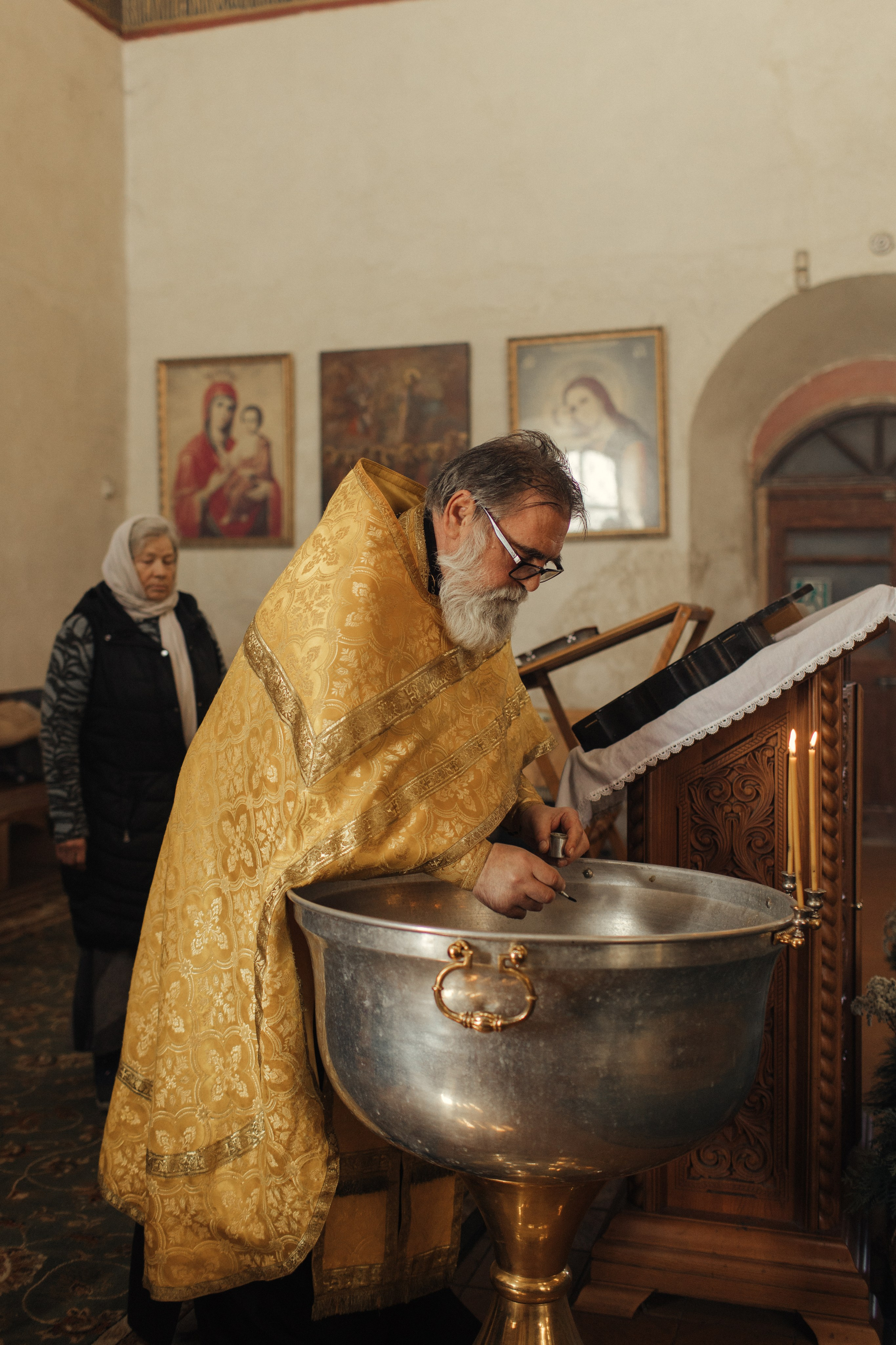 Крещение Льва, Благовещенская церковь в Прусово. Главная