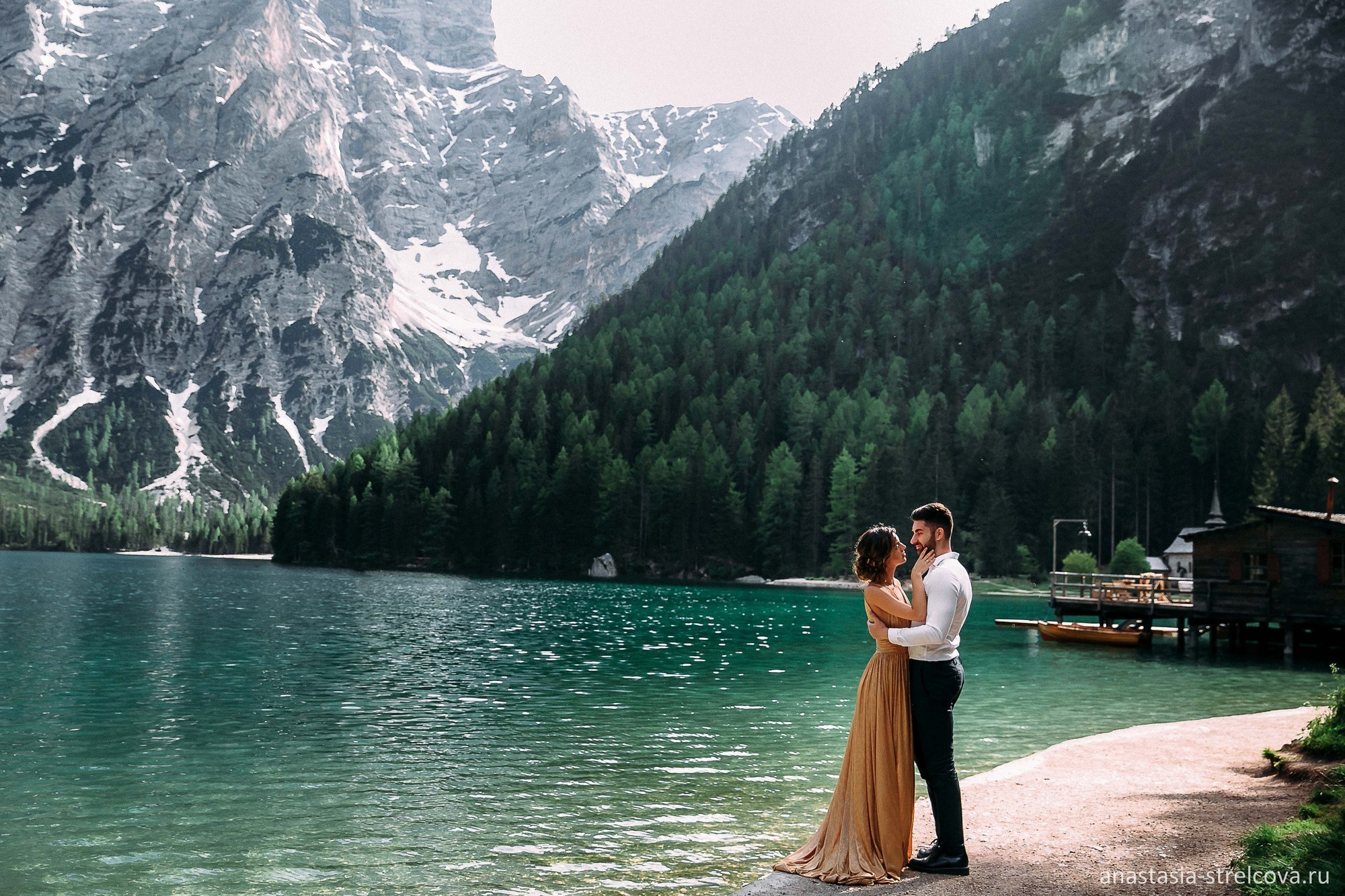 Главная - Кристина и Альби    Лаго ди Брайес, Италия