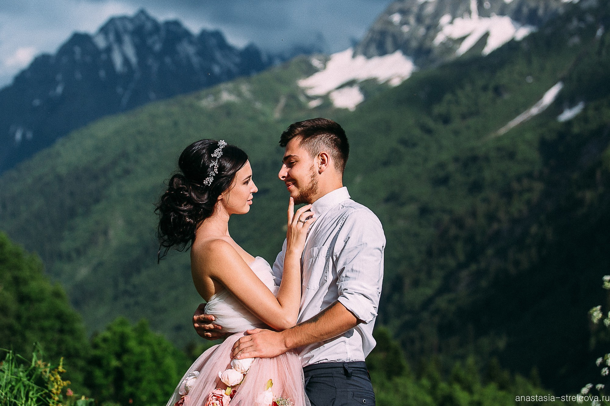 Главная - Хава и Артём свадьба на Домбае  - Свадебный фотограф Анастасия Стрельцова