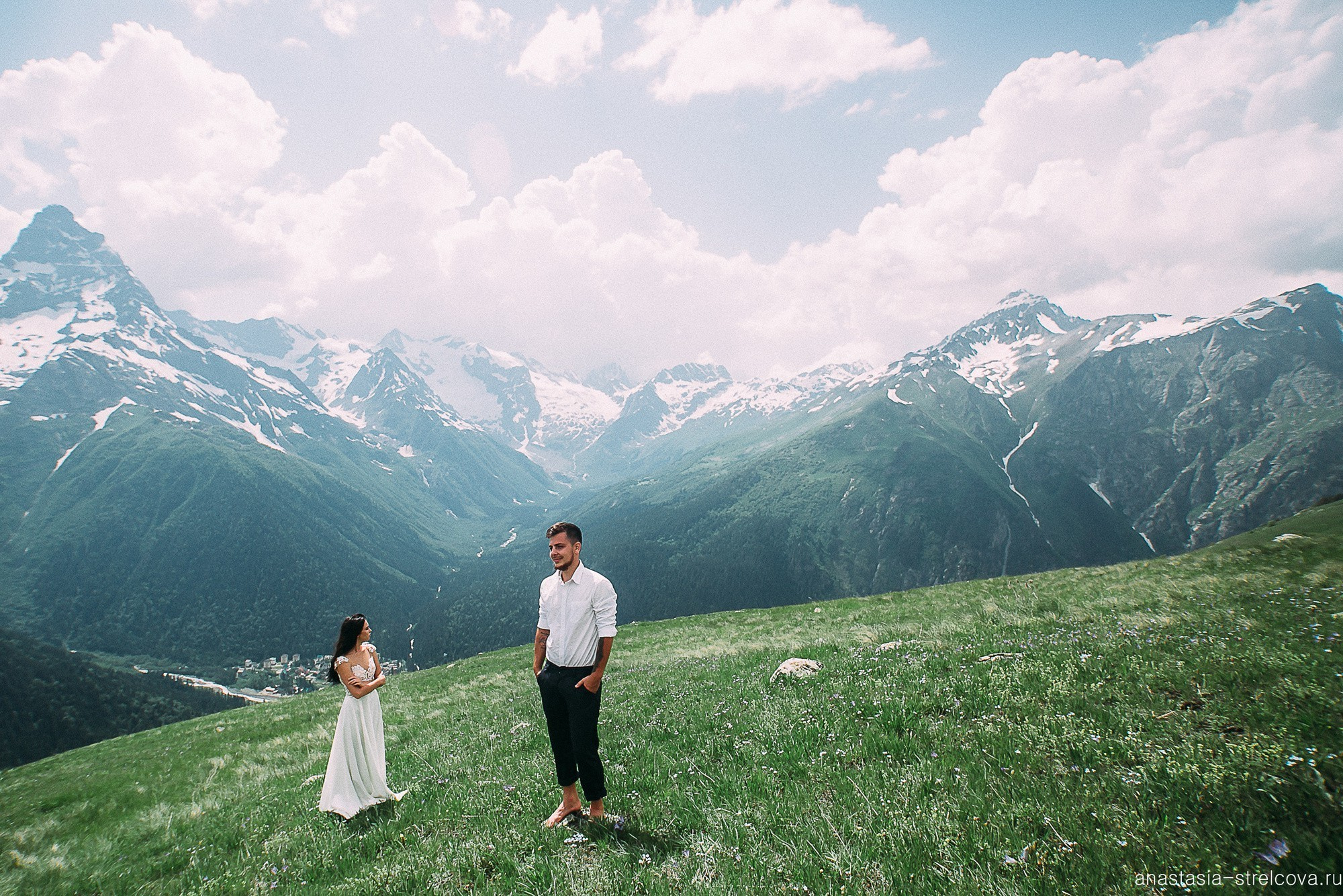 Главная - Хава и Артём свадьба на Домбае  - Свадебный фотограф Анастасия Стрельцова