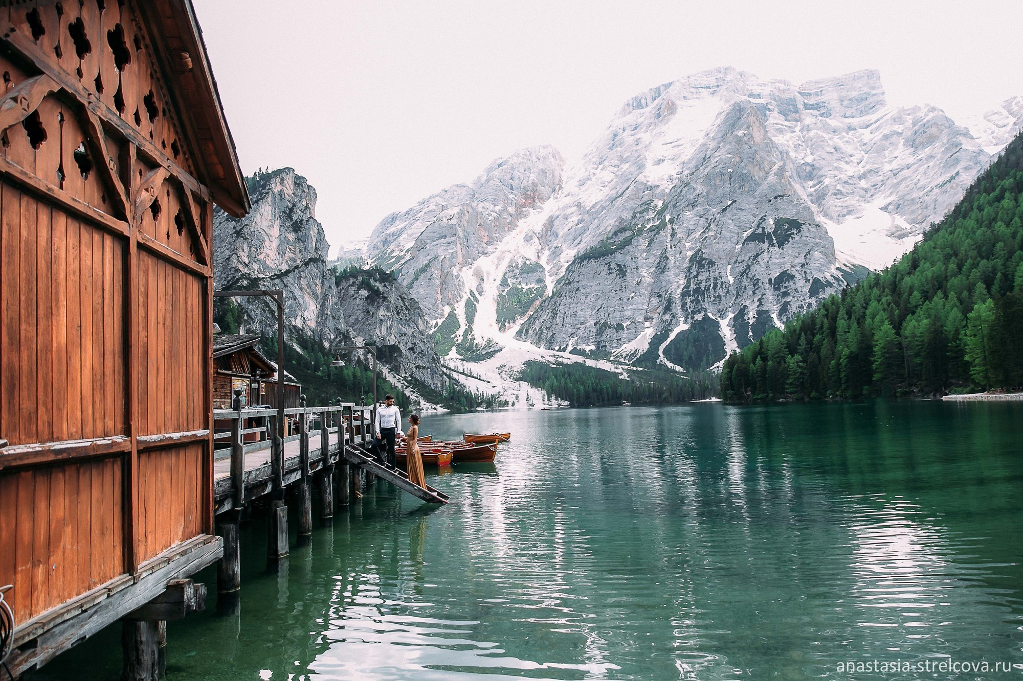 Главная - Кристина и Альби    Лаго ди Брайес, Италия