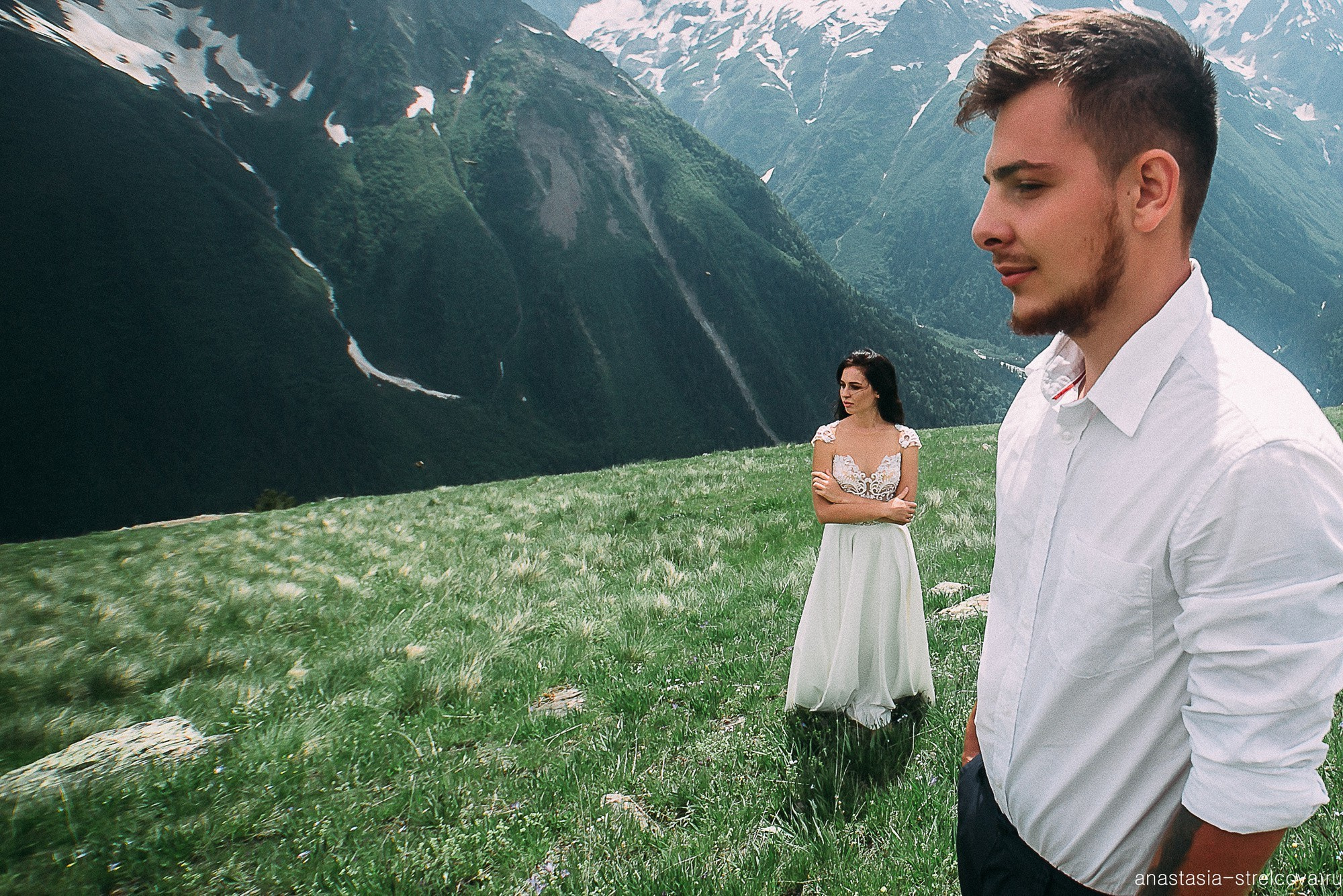 Главная - Хава и Артём свадьба на Домбае  - Свадебный фотограф Анастасия Стрельцова