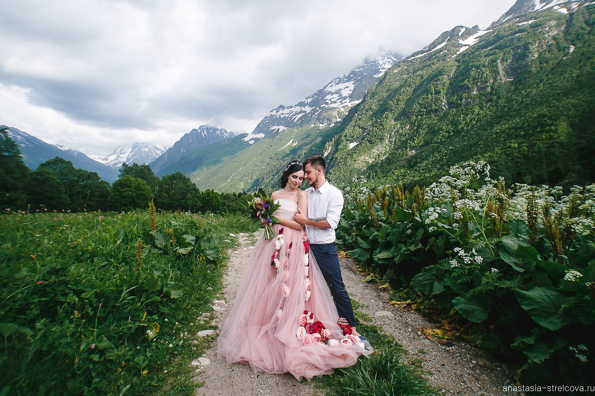 Главная - Хава и Артём свадьба на Домбае  - Свадебный фотограф Анастасия Стрельцова
