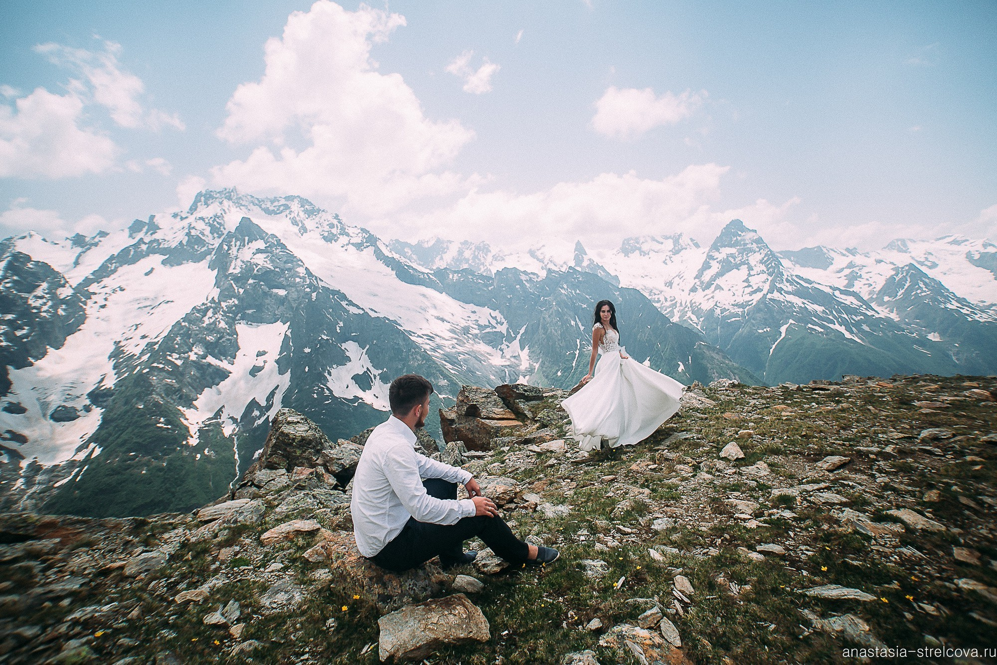 Главная - Хава и Артём свадьба на Домбае  - Свадебный фотограф Анастасия Стрельцова