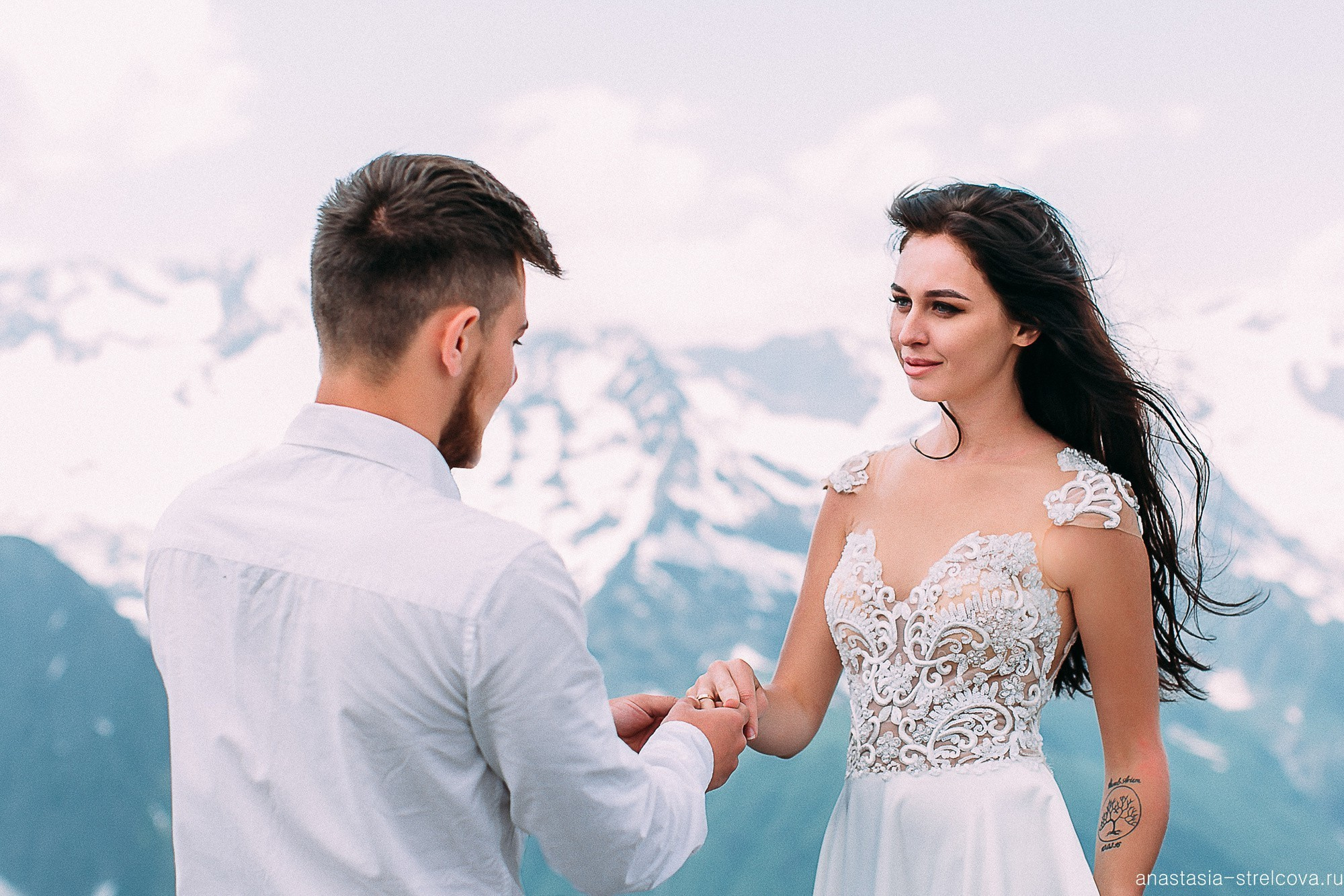 Главная - Хава и Артём свадьба на Домбае  - Свадебный фотограф Анастасия Стрельцова