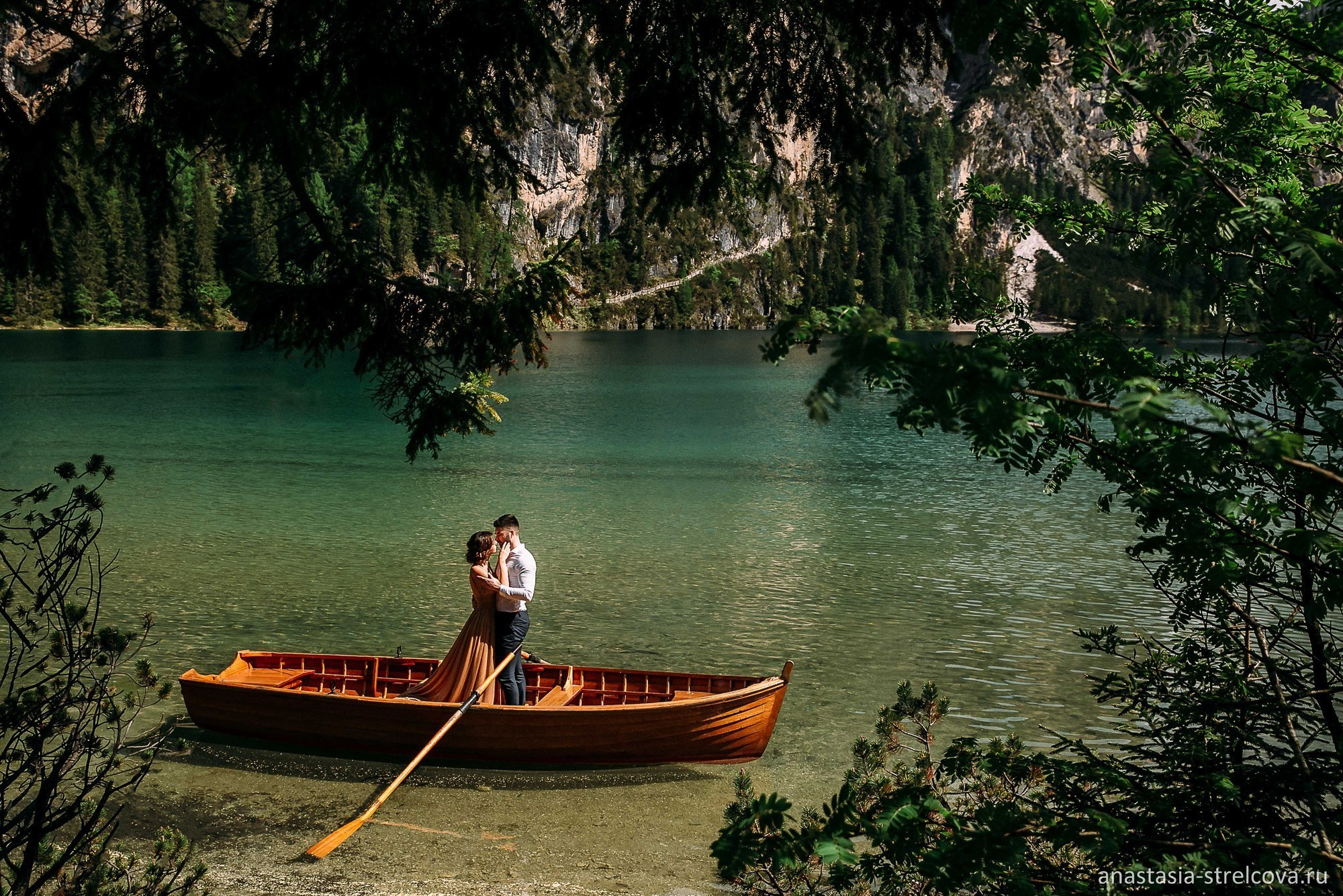 Главная - Кристина и Альби    Лаго ди Брайес, Италия