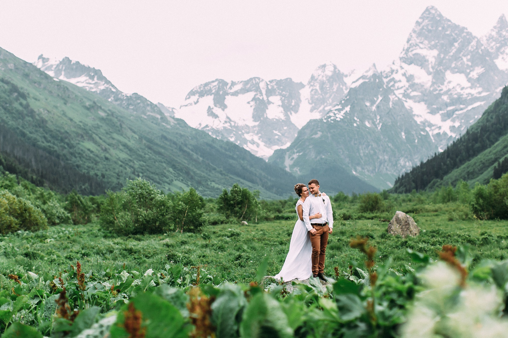 Главная - Светлана и Ярослав свадьба на Домбае  - фотограф Анастасия Стрельцова 