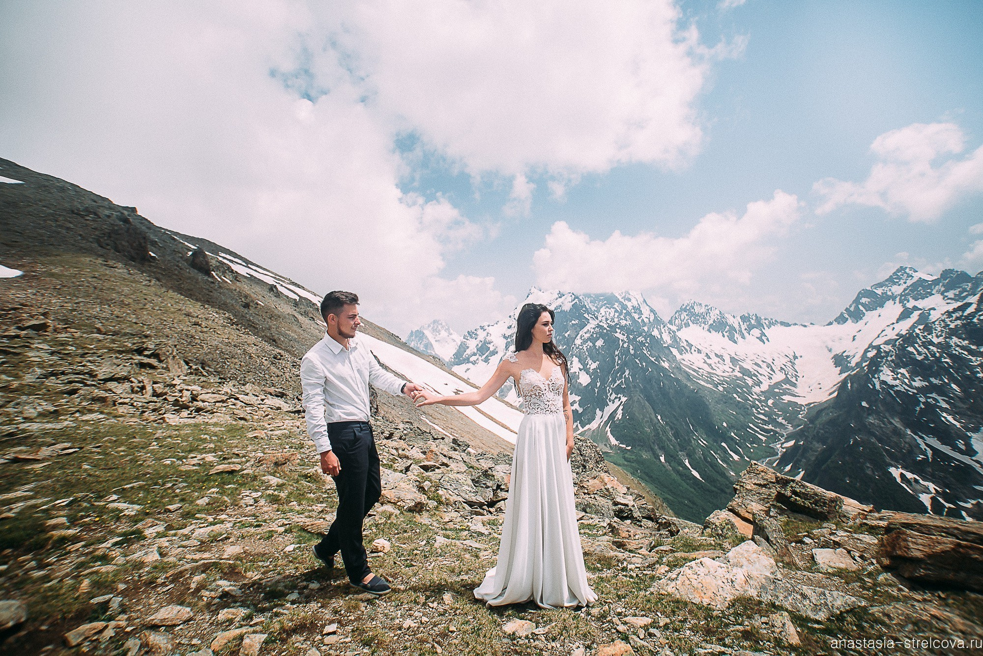 Главная - Хава и Артём свадьба на Домбае  - Свадебный фотограф Анастасия Стрельцова