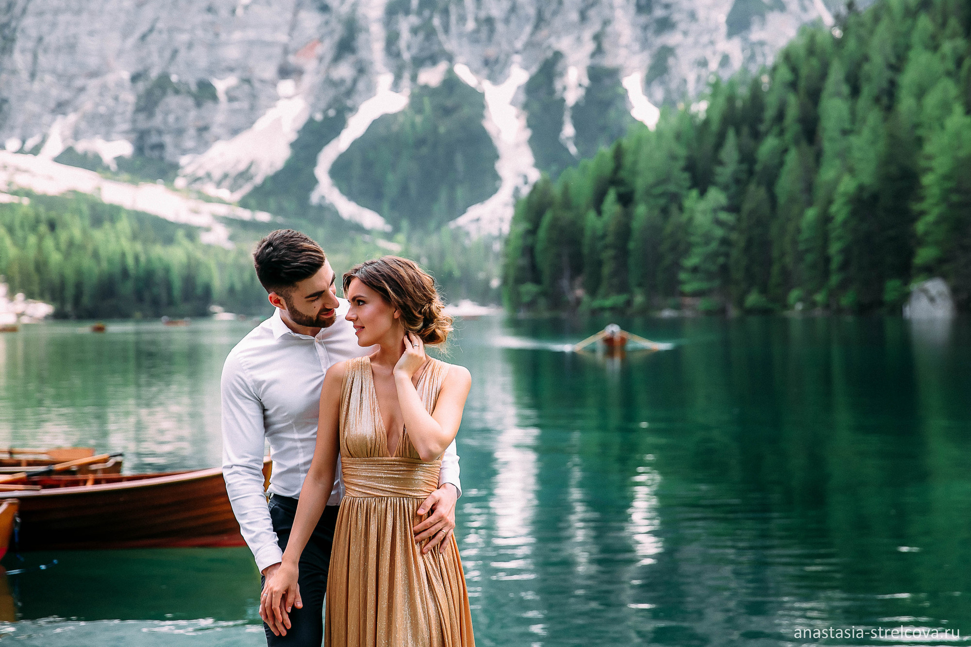 Главная - Кристина и Альби    Лаго ди Брайес, Италия