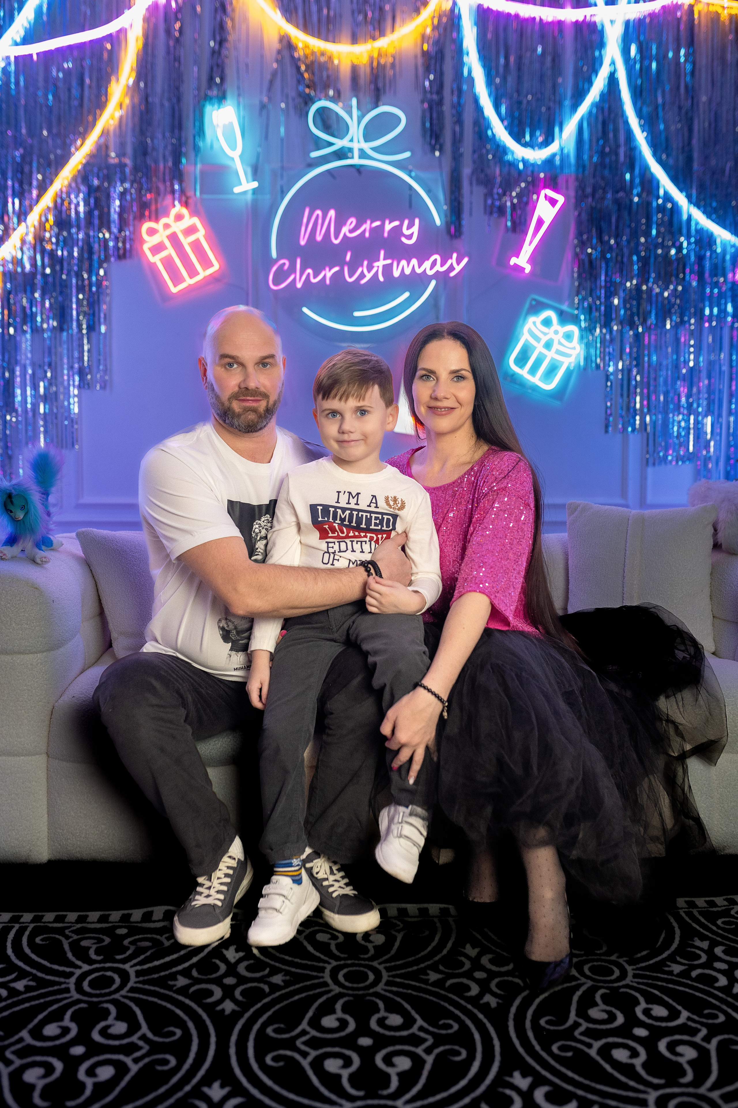 Новогоднее: Алексей, Алена и Степан. Фотограф г. Хабаровск