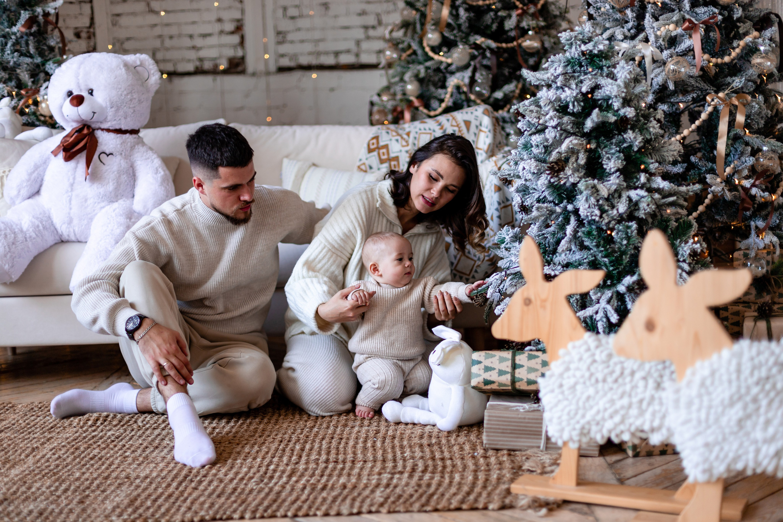 Семейная Новогодняя фотосессия. Семейный и детский фотограф в Хабаровске Алевтина Проскурякова