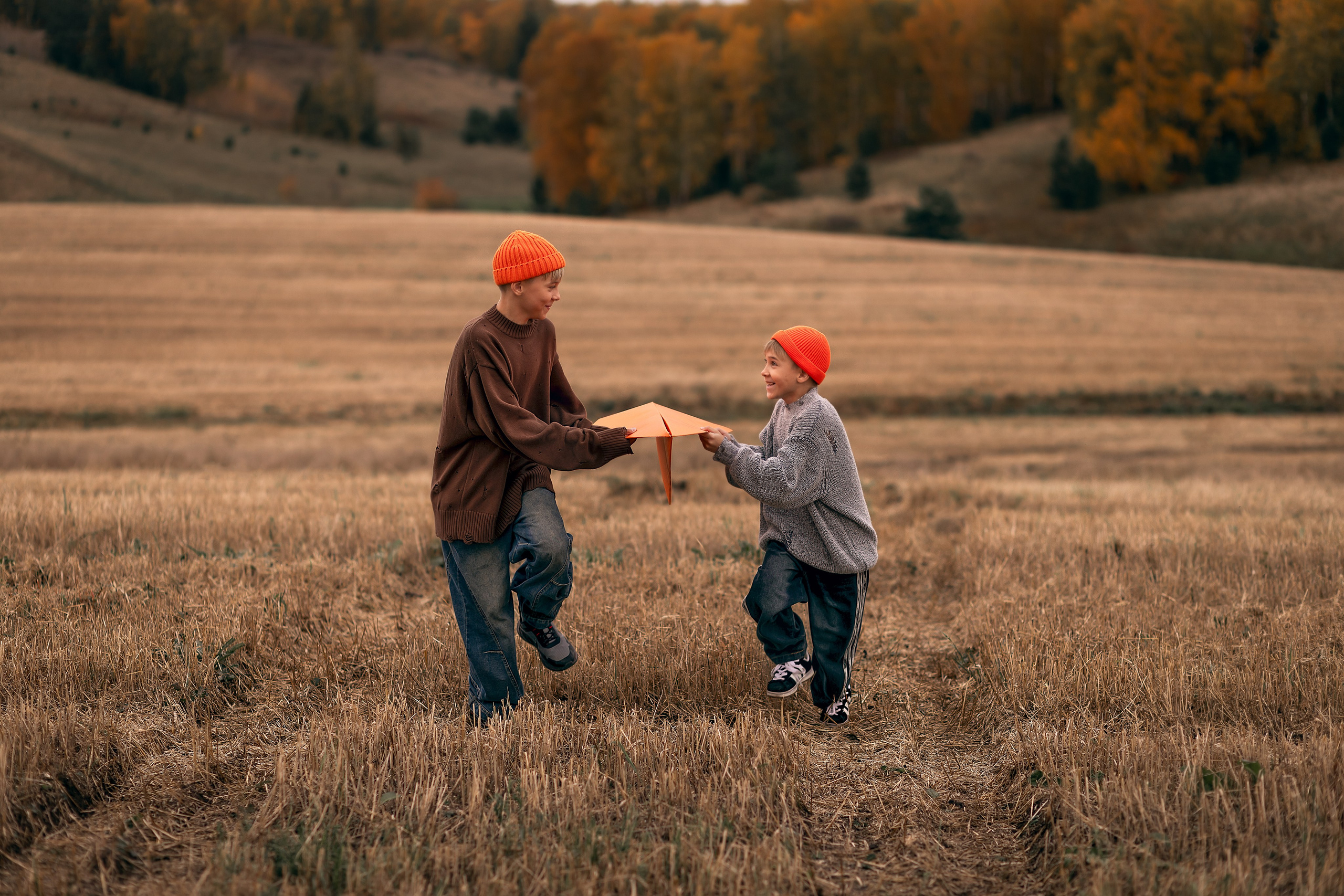 Оранжевое настроение. Детский и семейный фотограф в Красноярске Елена Коровкина