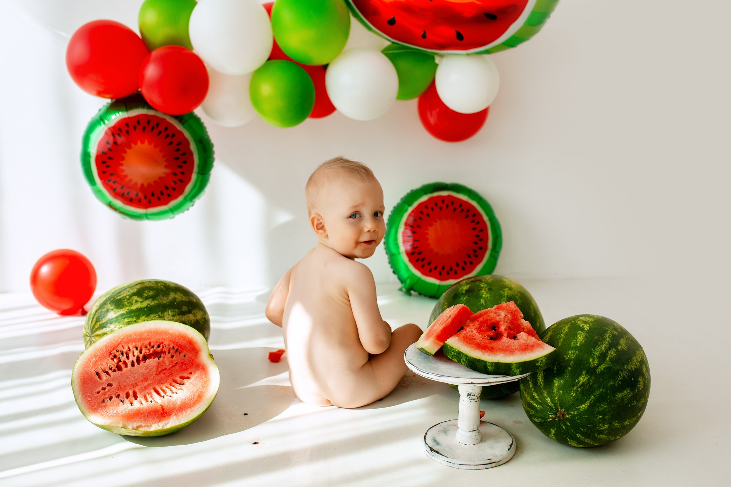 КОСТЯ и арбузы. Фотограф новорожденных Оксана Полевская