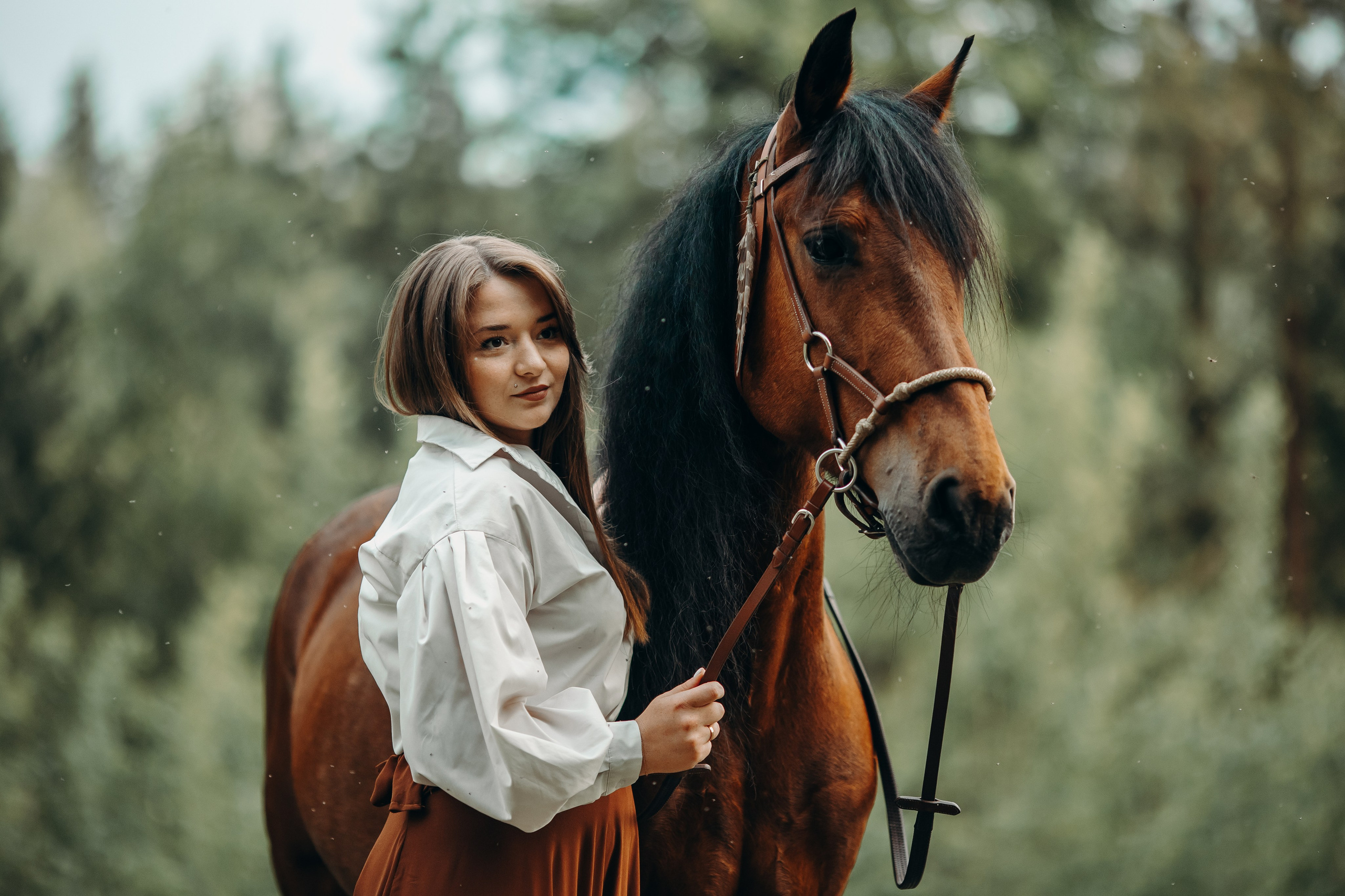 Ксения и Талисман. Анна Молчанова конный фотограф в Тюмени | фотосессии с лошадьми Тюмень