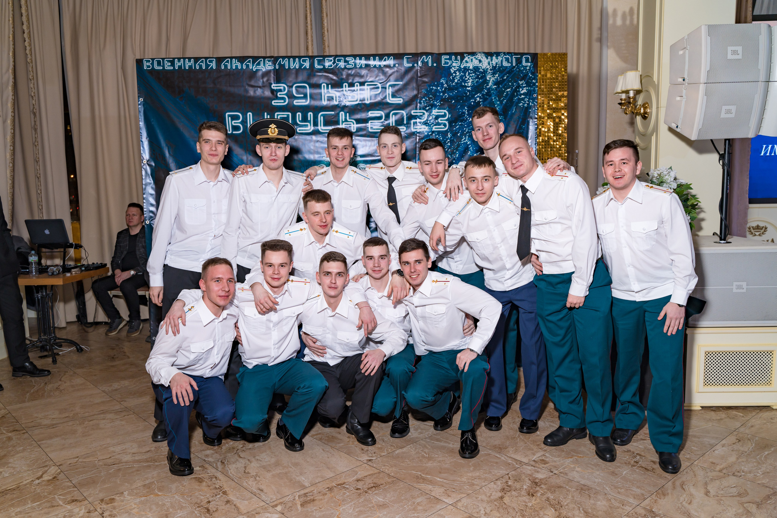 Фотосъемка выпуска военной академии и вручение дипломов