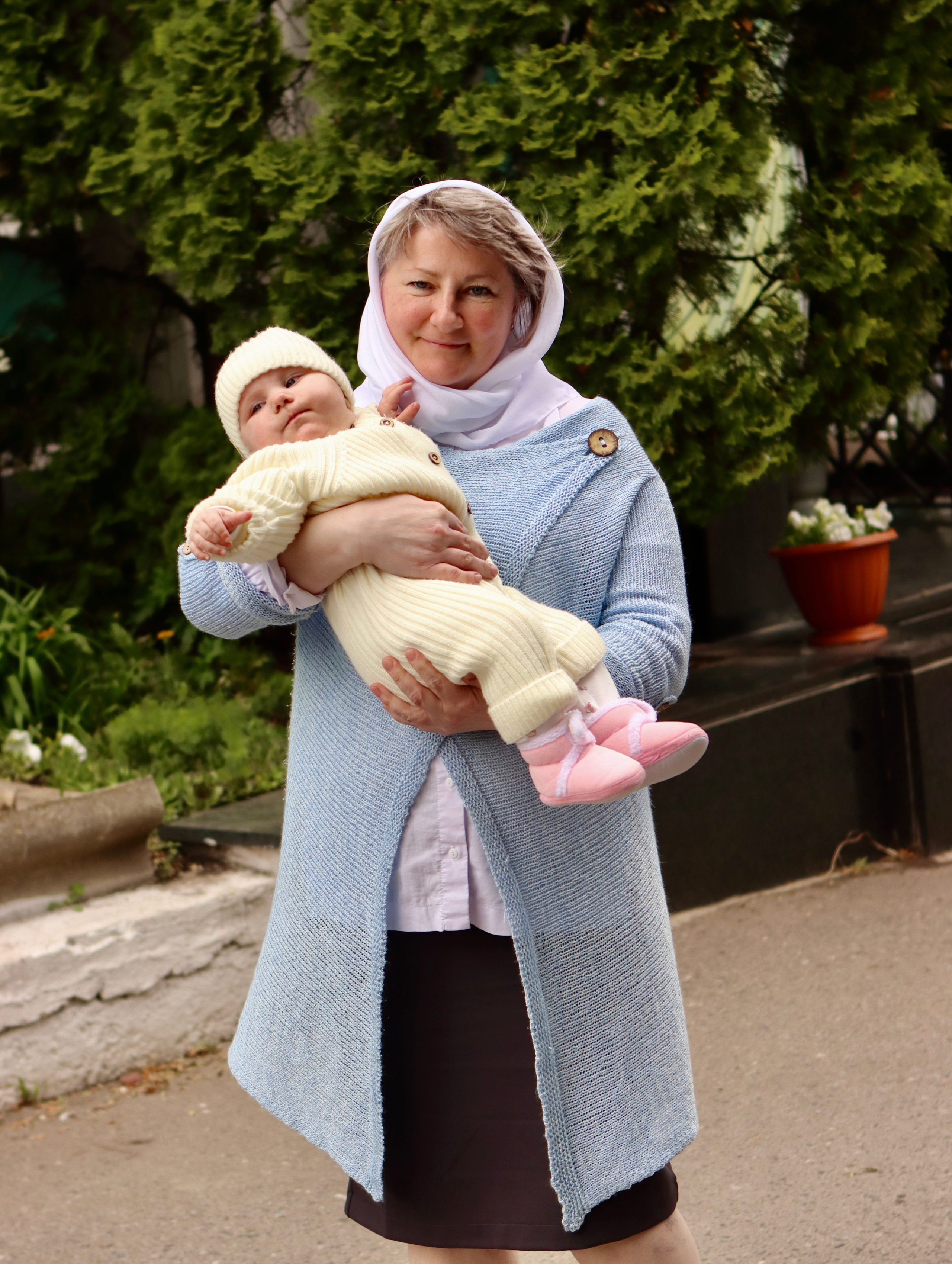 Анастасия и Вадим — крещение Виктории. Фотограф в Курске Смирнов Евгений