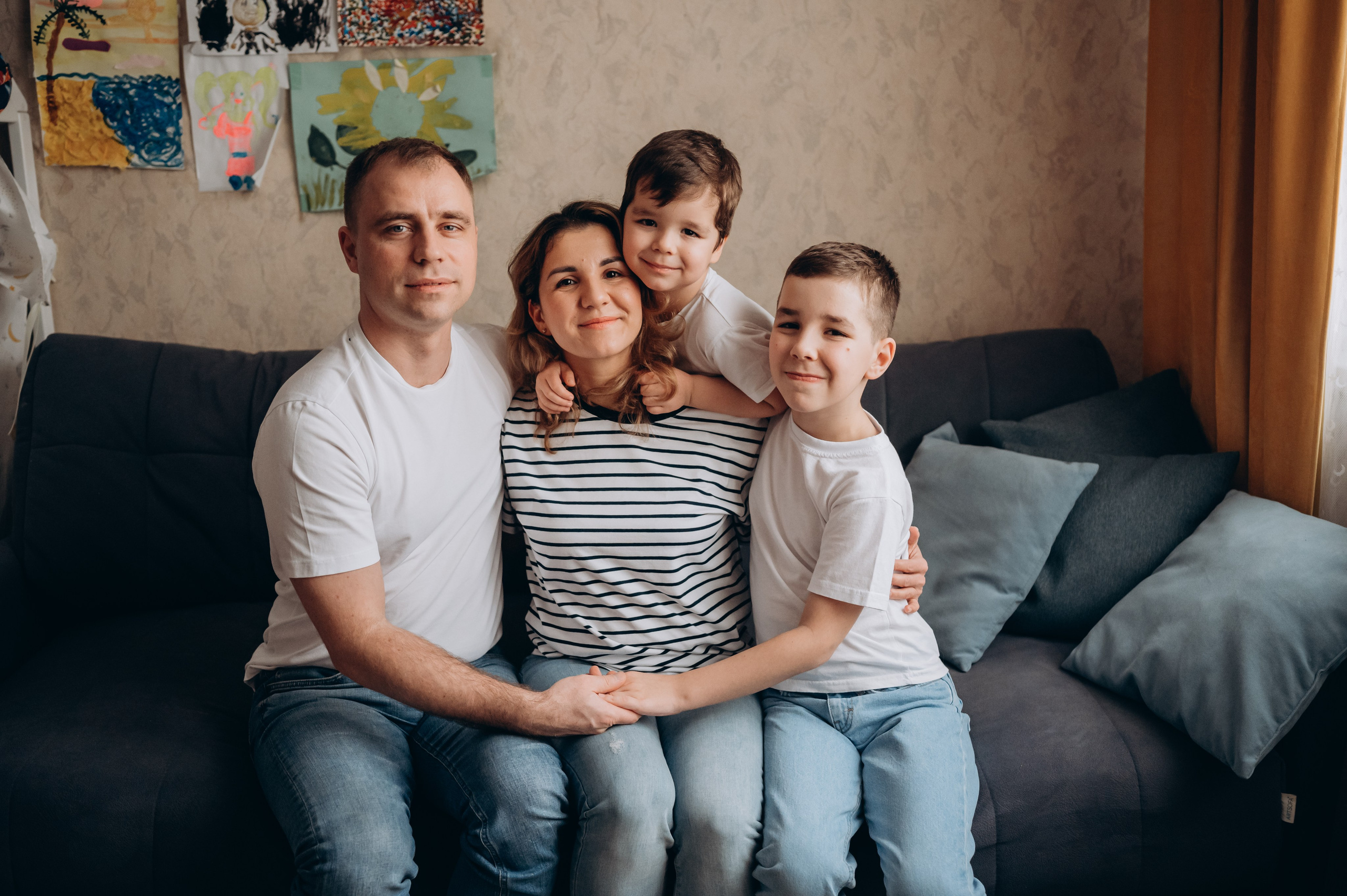 Гуля, Вадим, Артем, Вика и Дима. Детский и семейный фотограф в Москве