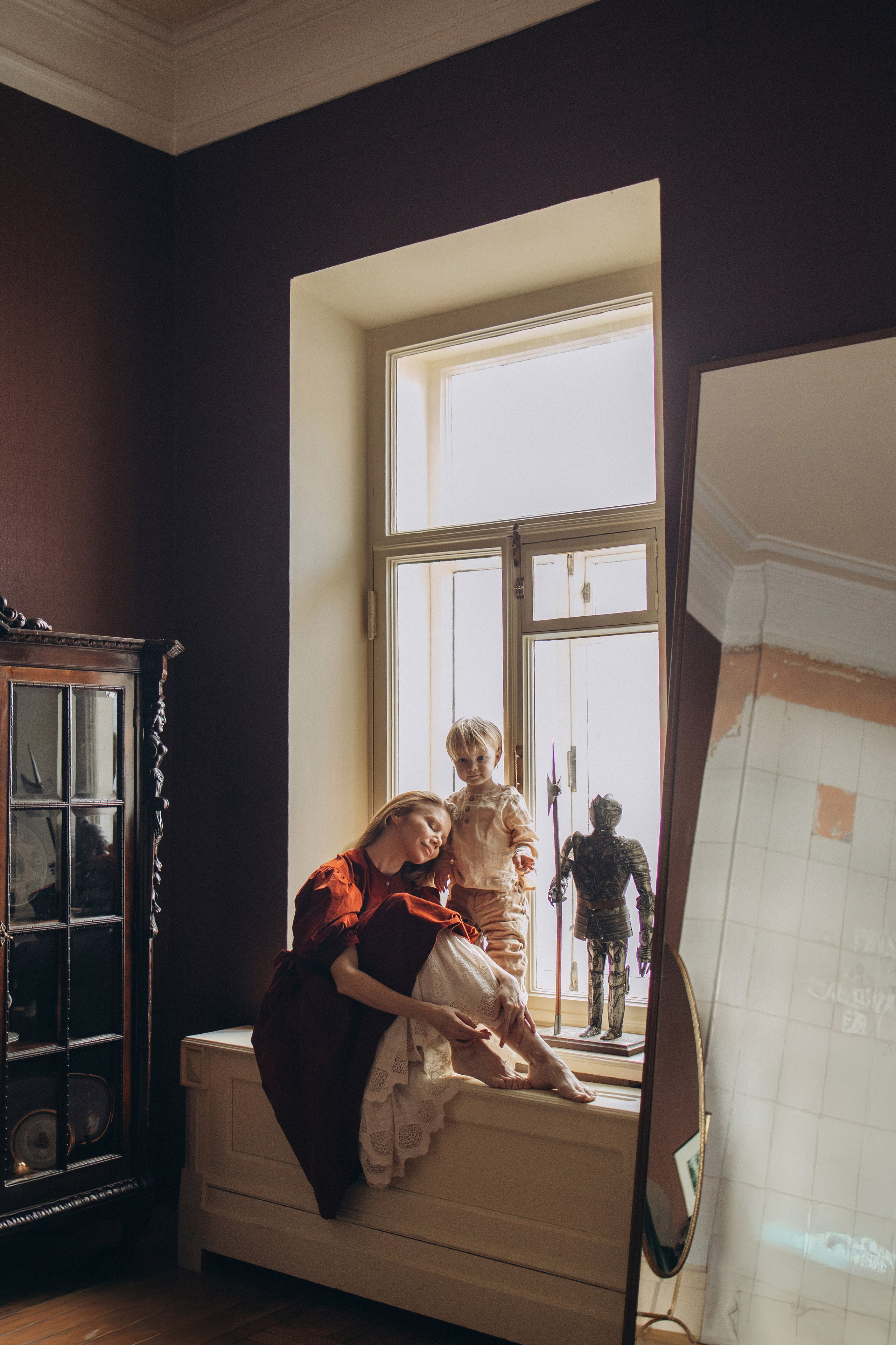 Тоня и Мироша в исторической квартире в центре Москвы. Семейный фотограф в Москве Марина Петра