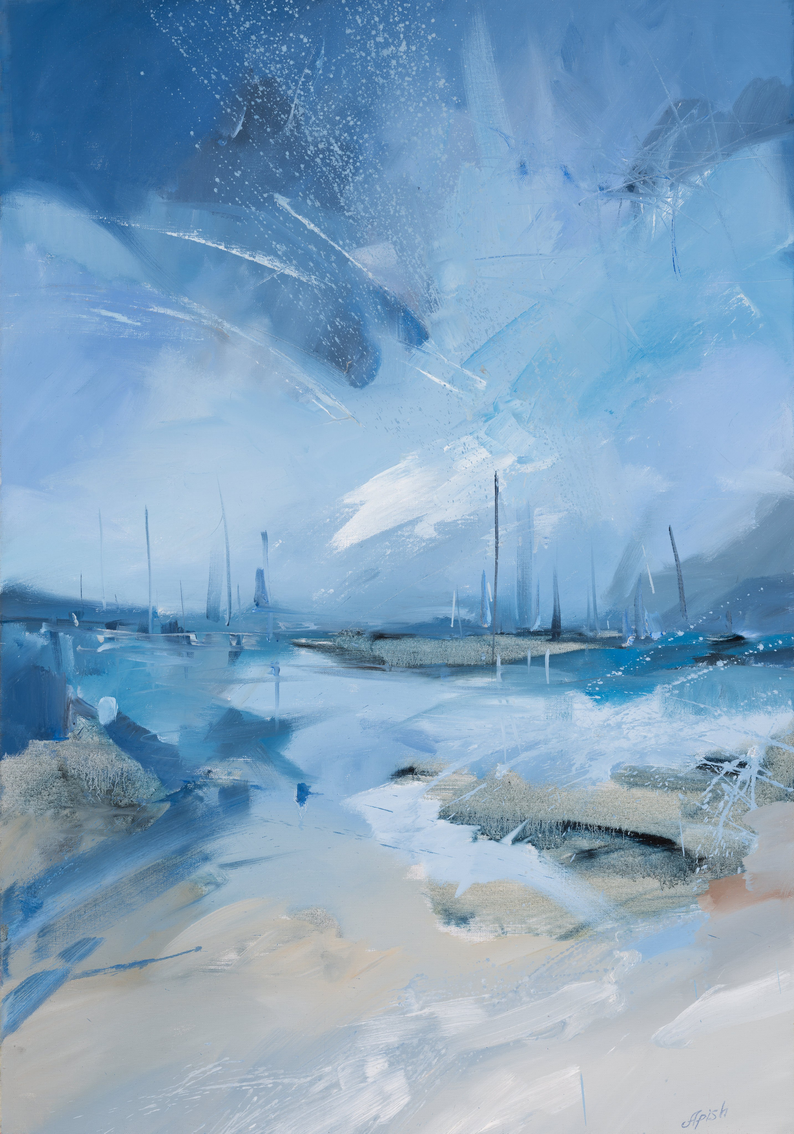 «Сметение» - художник Алексей Апиш (холст, масло, 100x70 см, 2024)