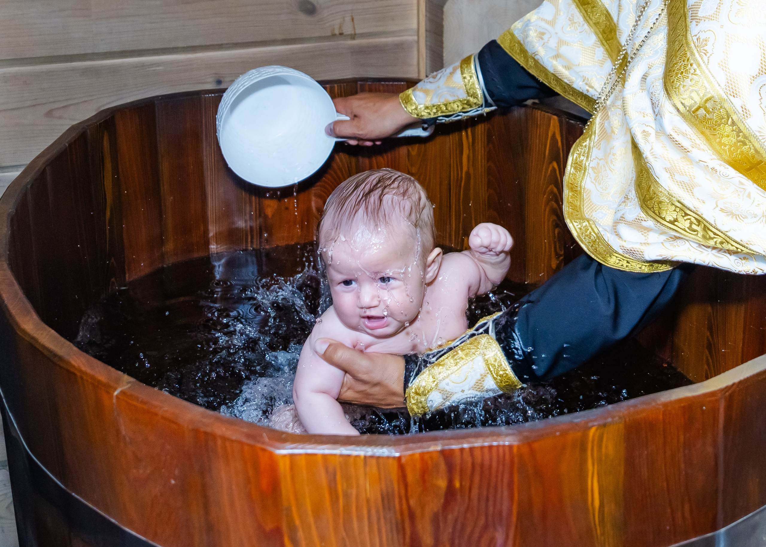 Таинство Крещения Марии. Крамер Юлиана детский и семейный фотограф